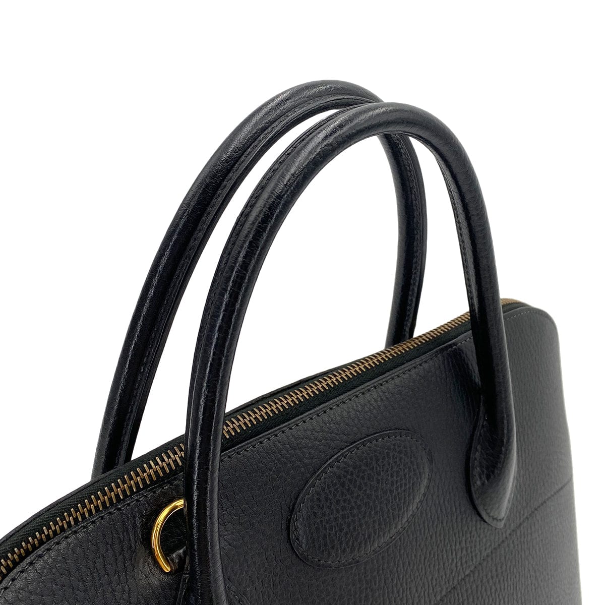 Hermès HERMES BOLIDE 35 BLACK ARDENNES HAND SHOULDER BAG 〇Y 90241631