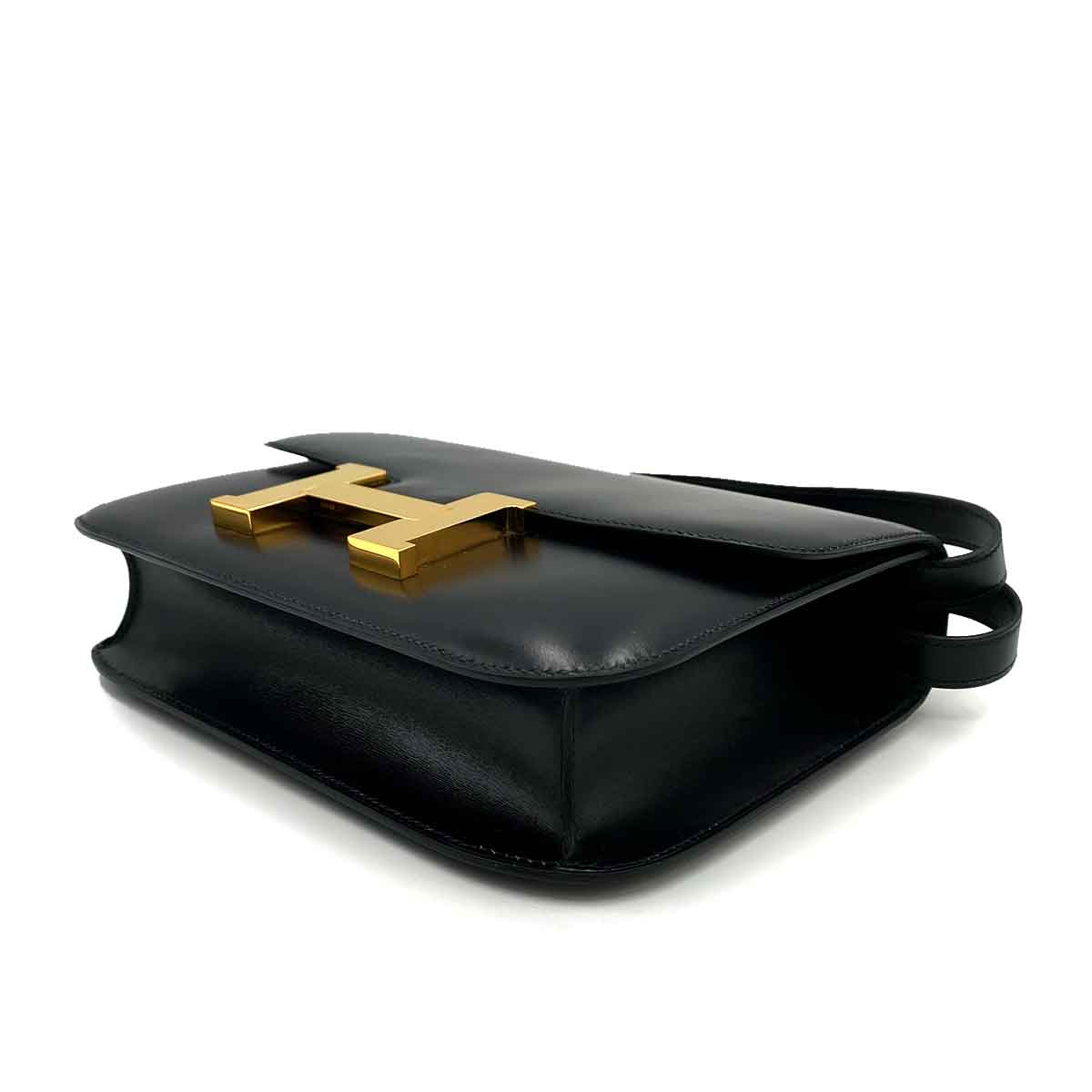 Hermès HERMES CONSTANCE BLACK BOXCALF SHOULDER BAG 90231593〇J 90231593