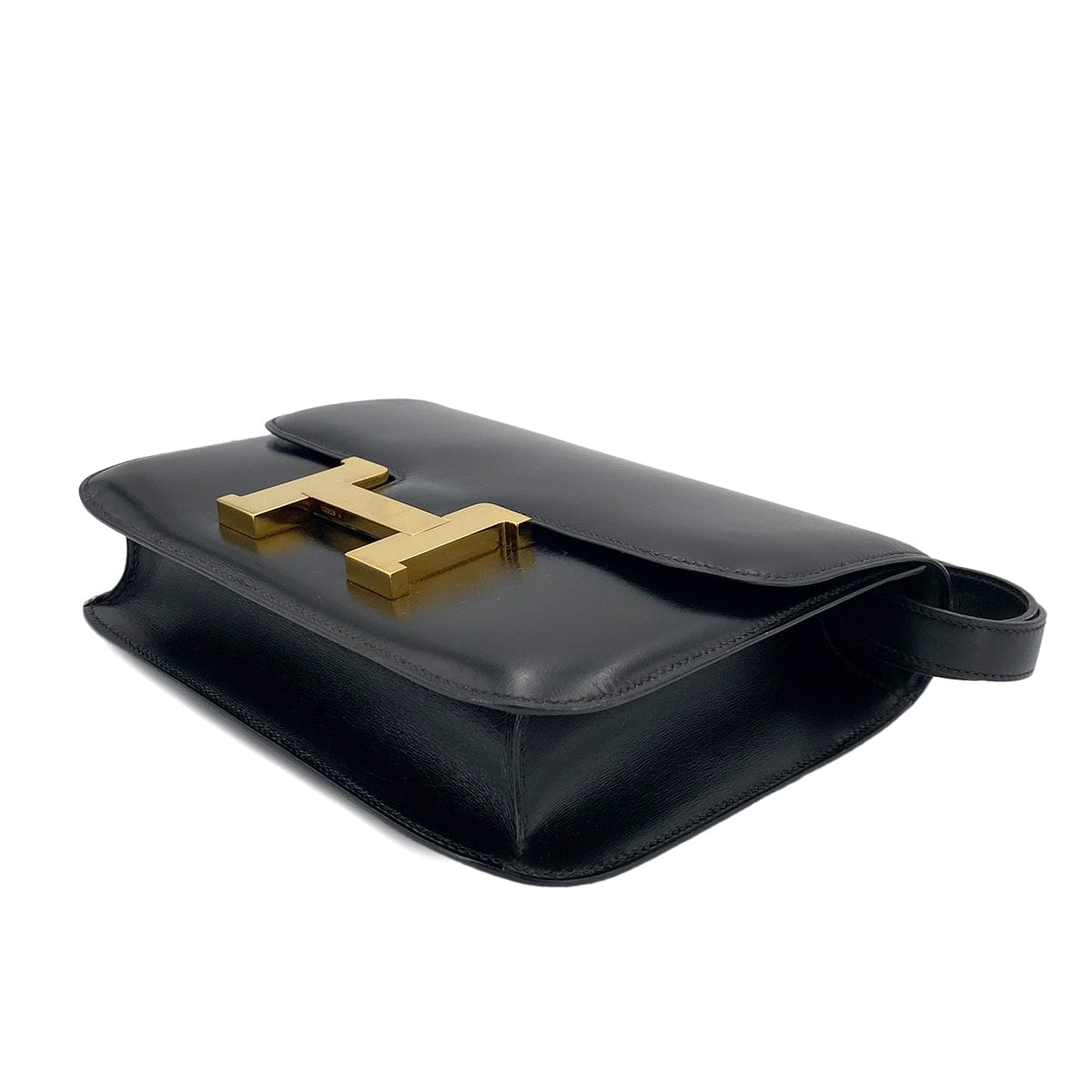 Hermès HERMES CONSTANCE BLACK BOXCALF SHOULDER BAG 〇R 90246911