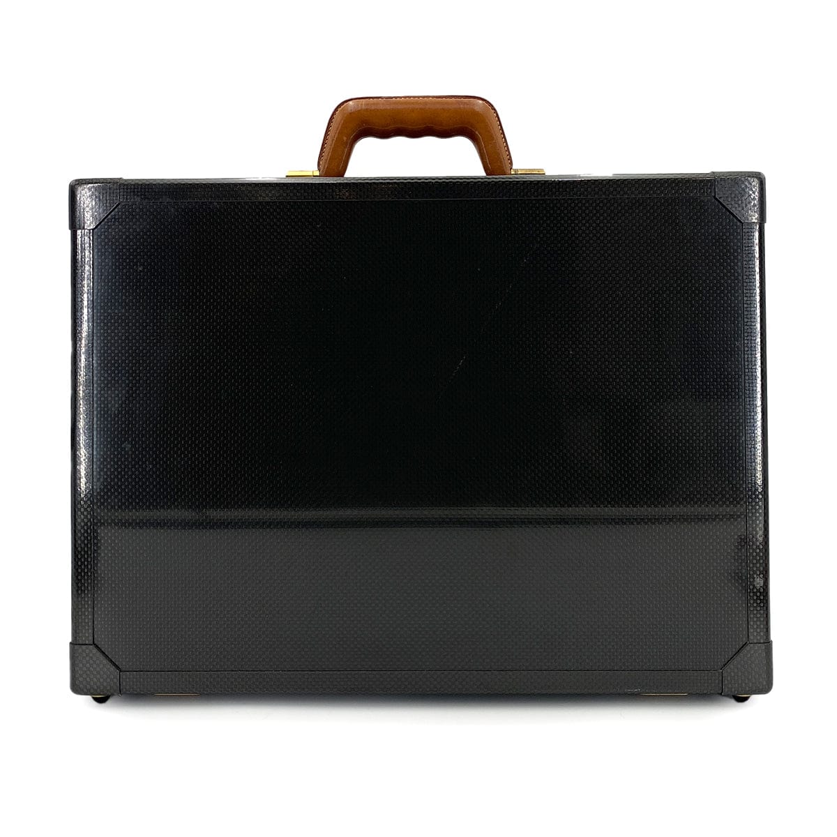 HERMES HERMES ESPACE PM ATTACHE CASE BUSINESS BAG BLACK CARBON CHAMONIX 90247305