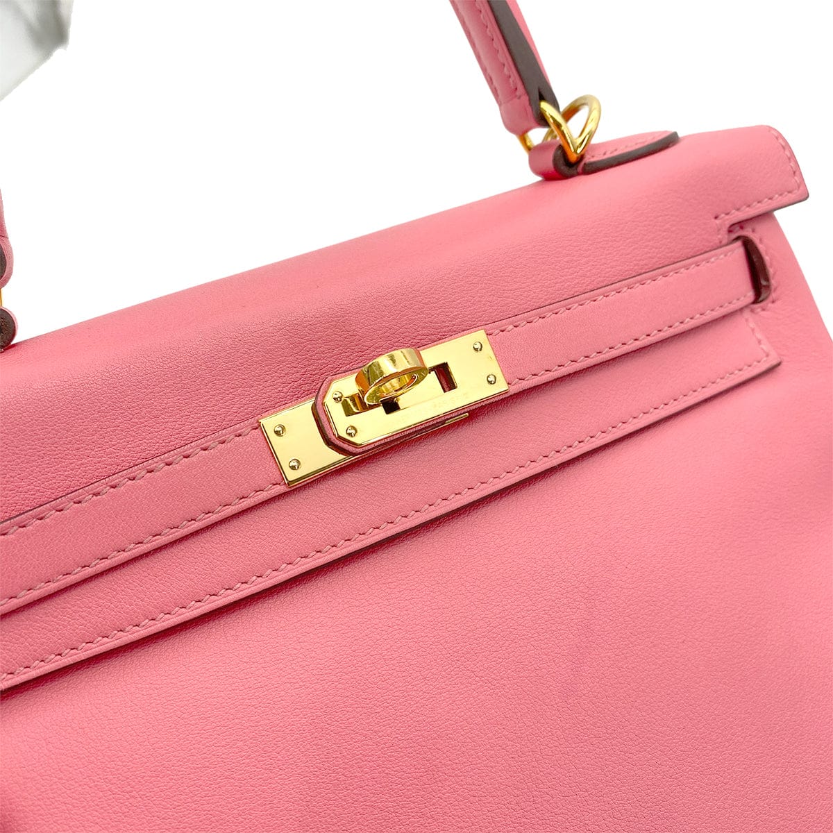 Hermes Hermes Kelly 25 Retourne Rose Azalea Swift GHW #D 90256464