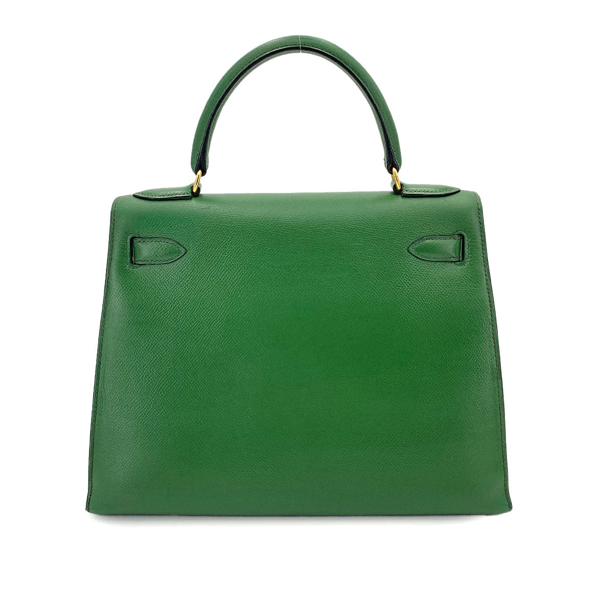 Hermès HERMES KELLY 28 SELLIER GREEN TYPE COUCHVEL HAND SHOULDER BAG 〇X