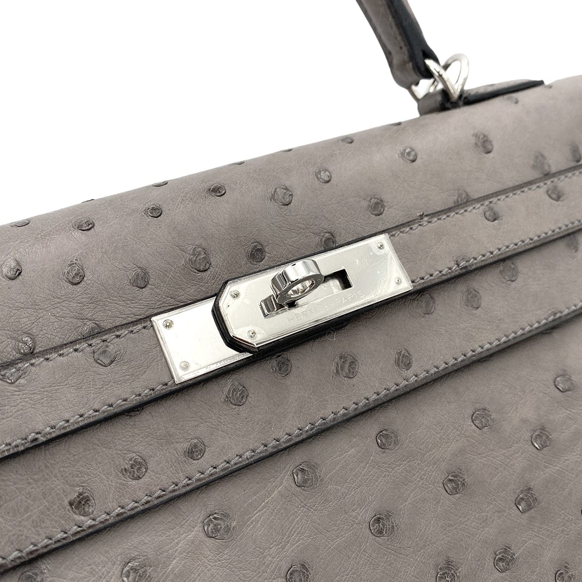 Hermès Hermes Kelly 32 Retourne Mousse Ostrich PHW #M 90249810