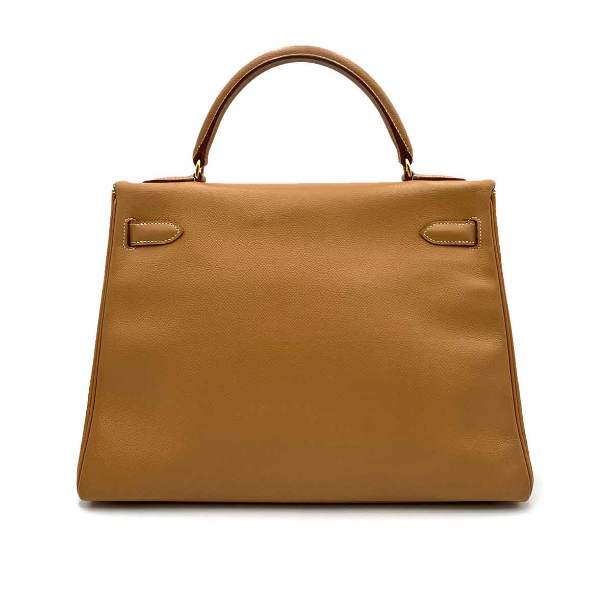 Hermès HERMES KELLY 32 RETOURNE NATURAL COUCHEVEL HAND SHOULDER BAG □A 90232135