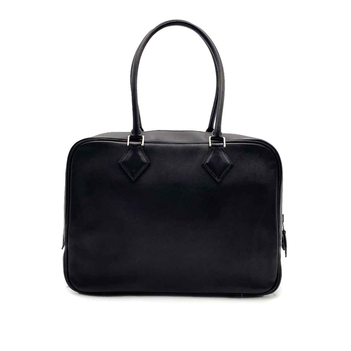 hermes HERMES PLUME 28 EVERGRAIN BLACK SHOULDER BAG C 90234223