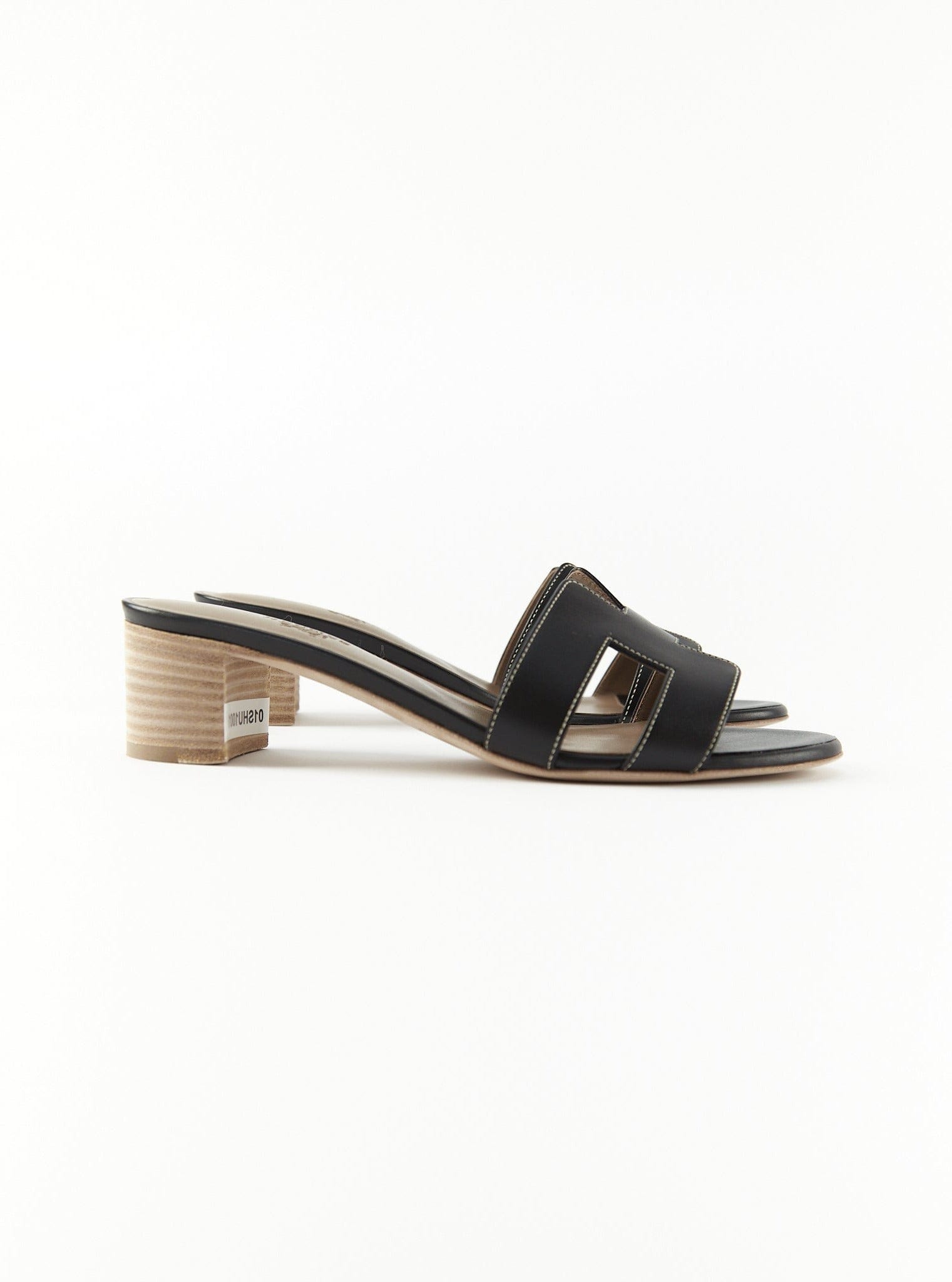 Hermès HERMÈS OASIS SANDAL Black - Size 38.5