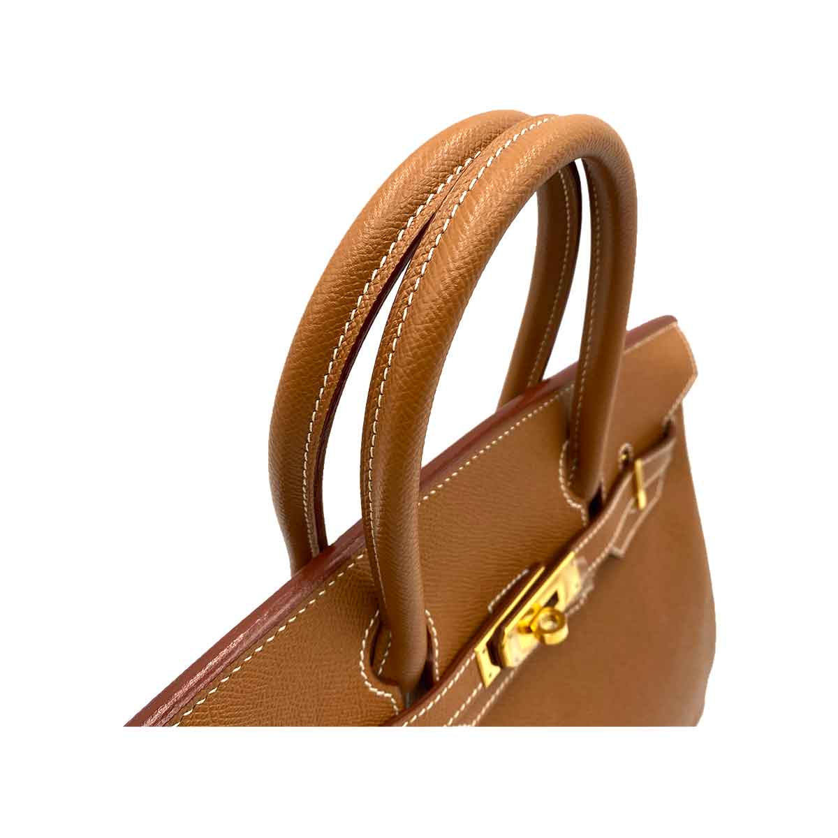 Hermès Hermès Vintage Birkin 30 Gold Courchevel GHW #P 90232239