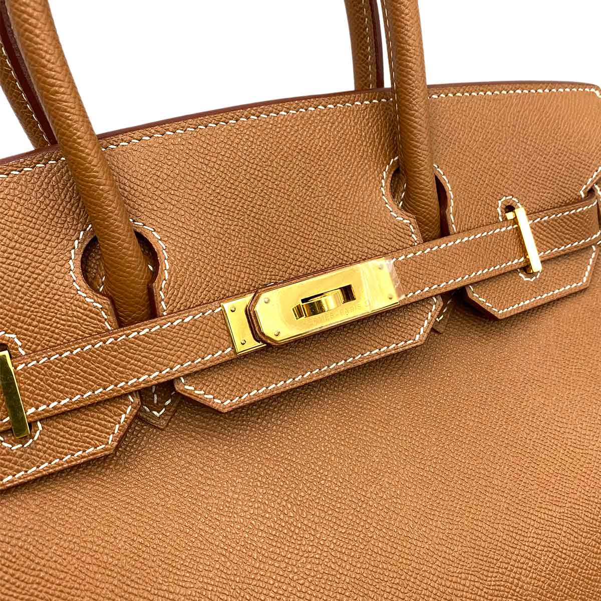 Hermès Hermès Vintage Birkin 30 Gold Courchevel GHW #P 90232239