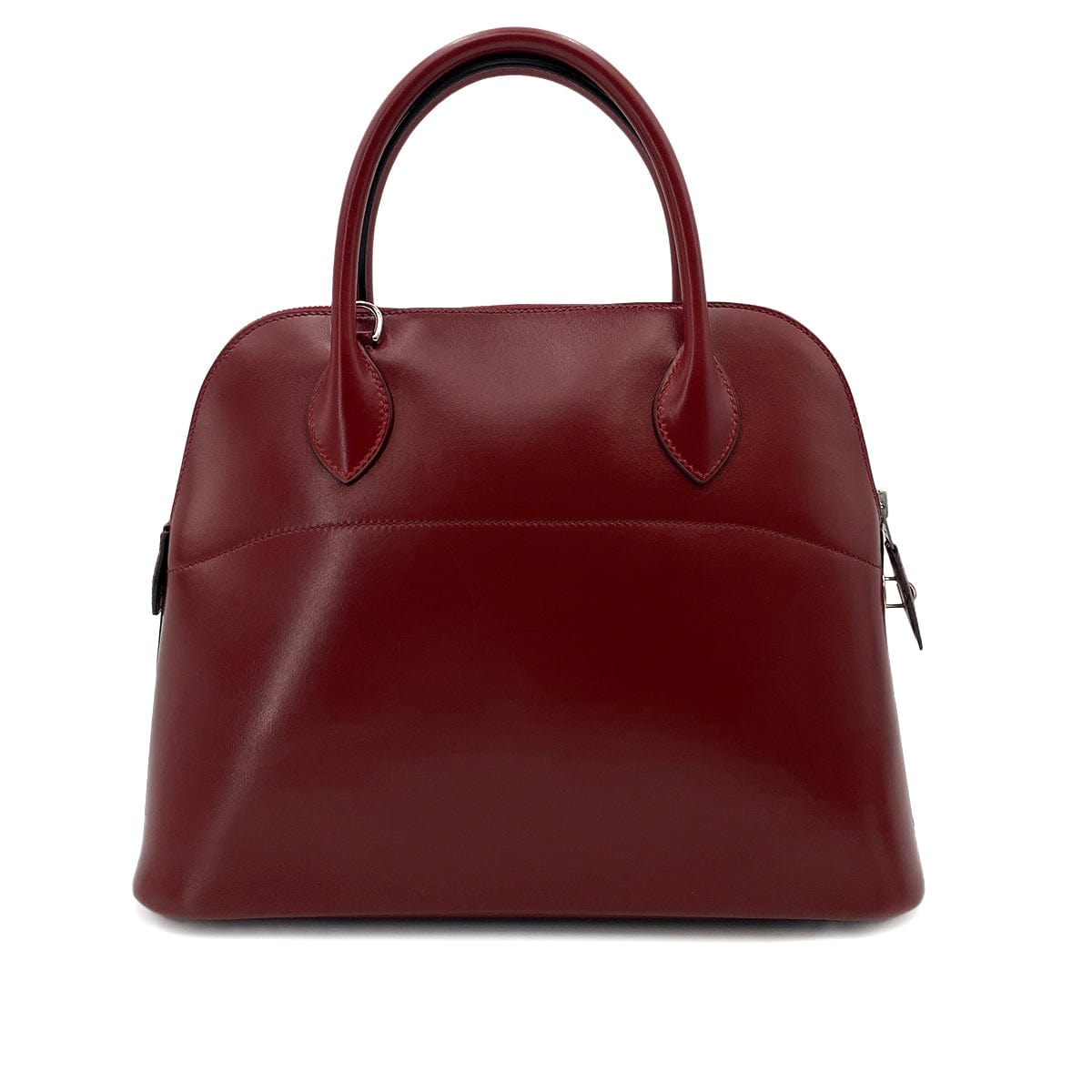 Hermès Hermès Vintage Bolide 31 Rouge H Boxcalf PHW #D 90242123