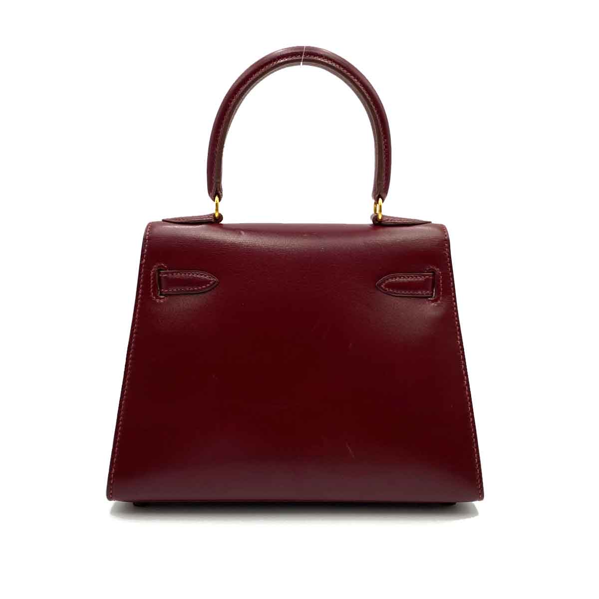 Hermès Hermès Vintage Kelly 20 Rouge H Boxcalf GHW #U 90232572