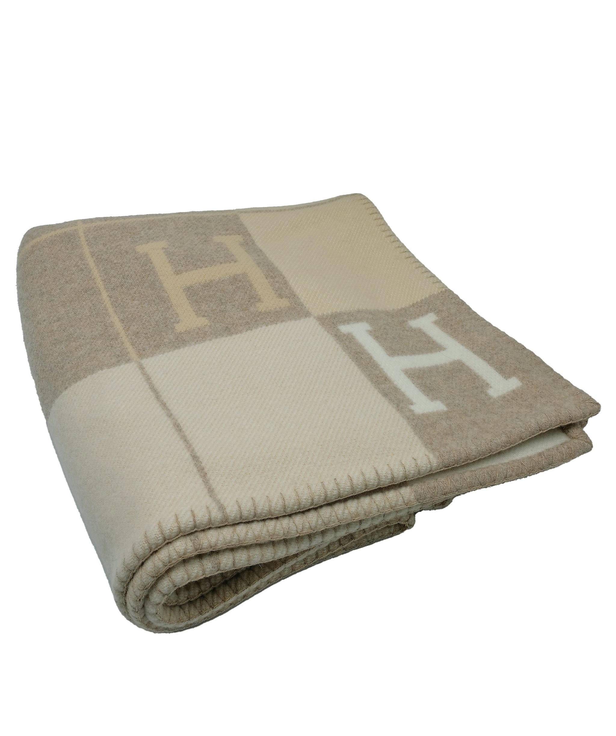 Hermès Hermes Avalon Blanket beige/GreyRJC3145