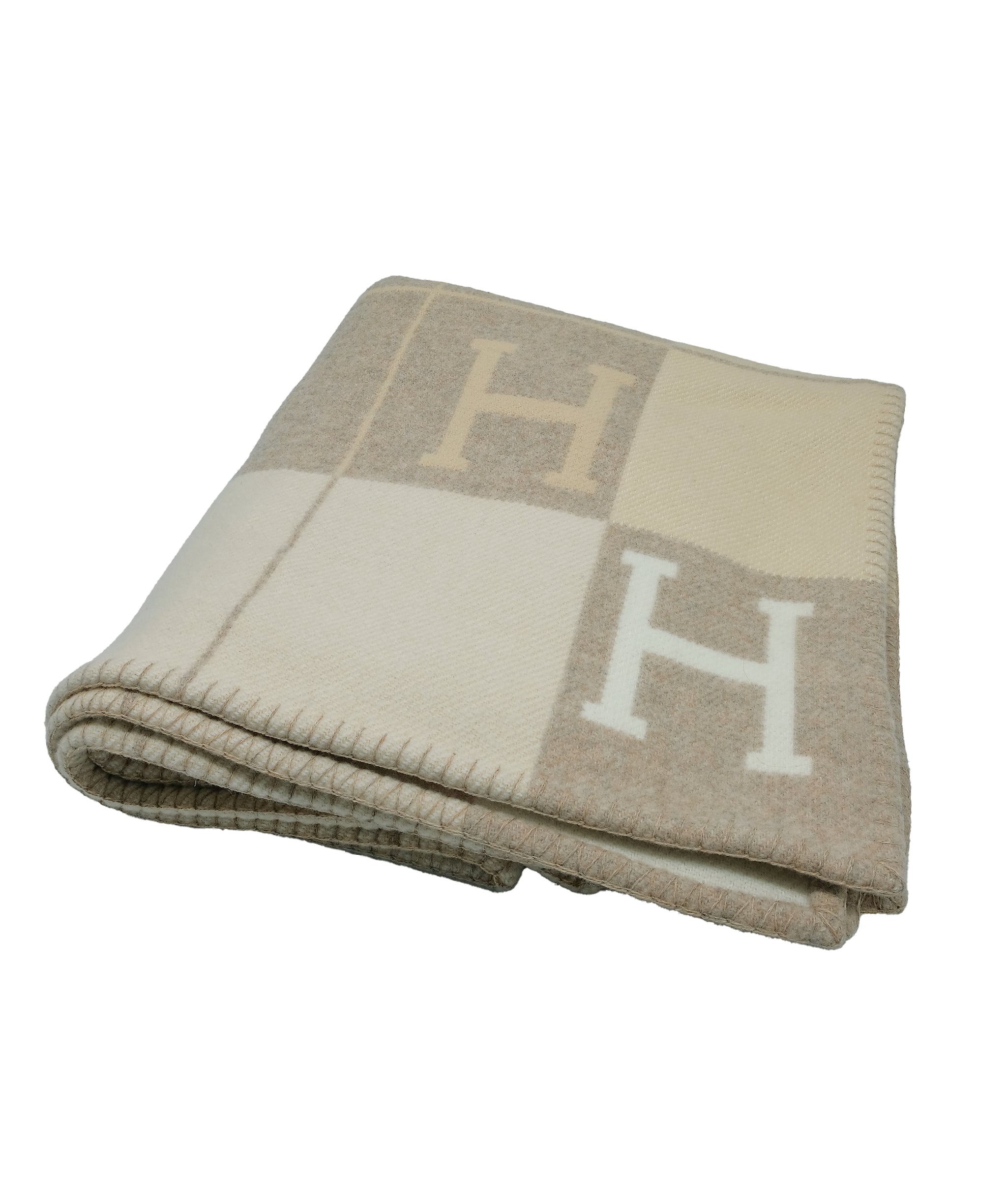 Hermès Hermes Avalon Blanket beige/GreyRJC3145