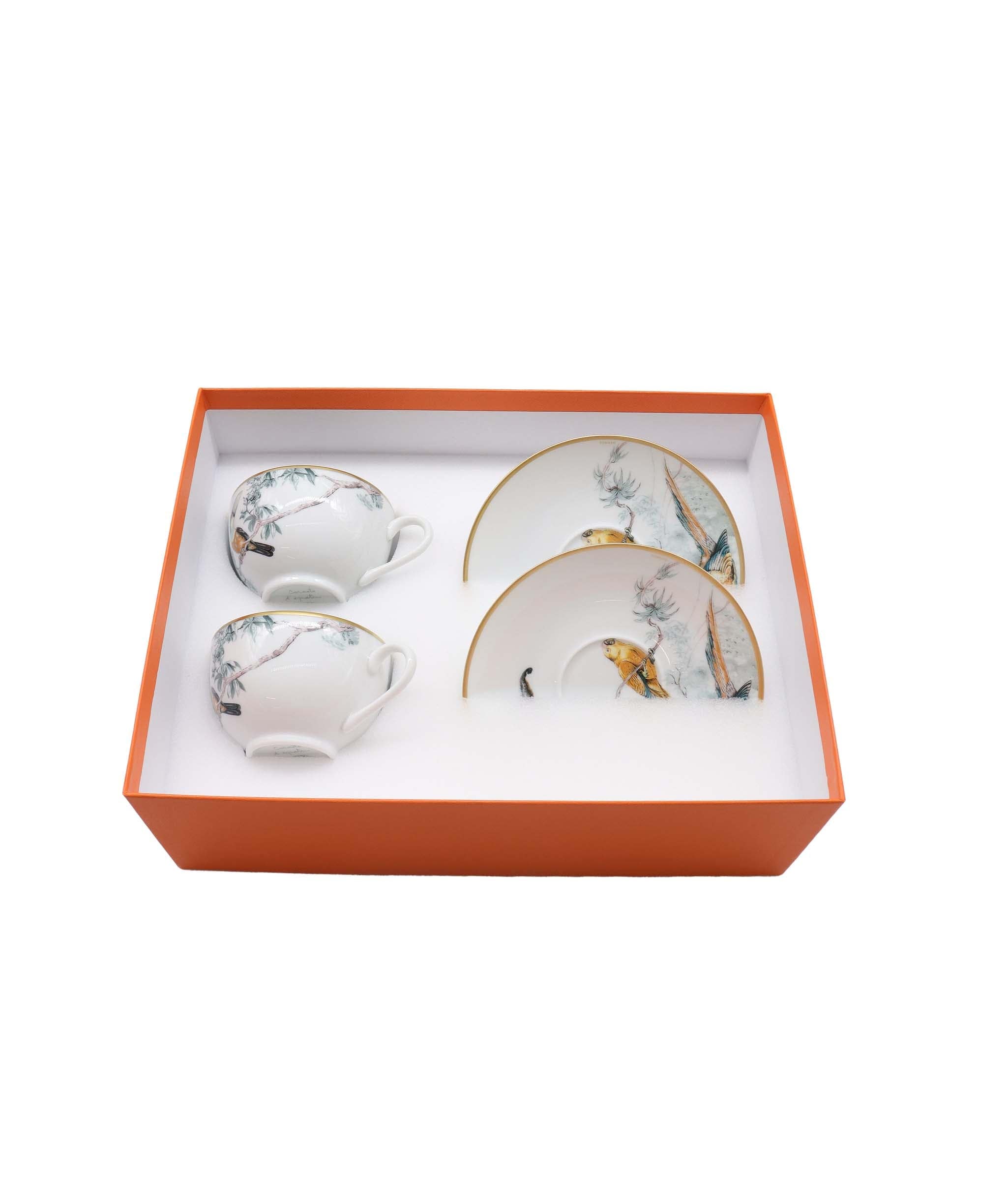 Hermès Hermes Carnets d’Equateur tea cup and saucer Set - DXBS1488