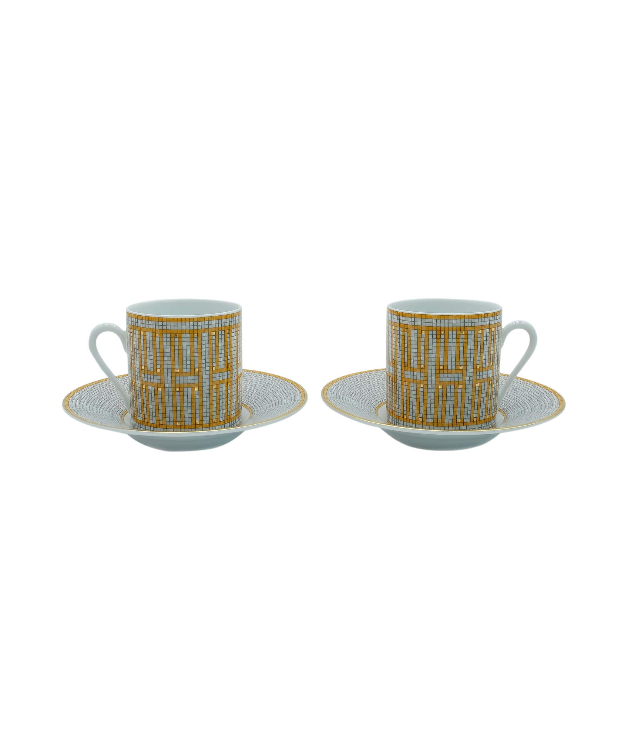 Hermès Hermes Coffee Set Mosaic Gold RJC2468