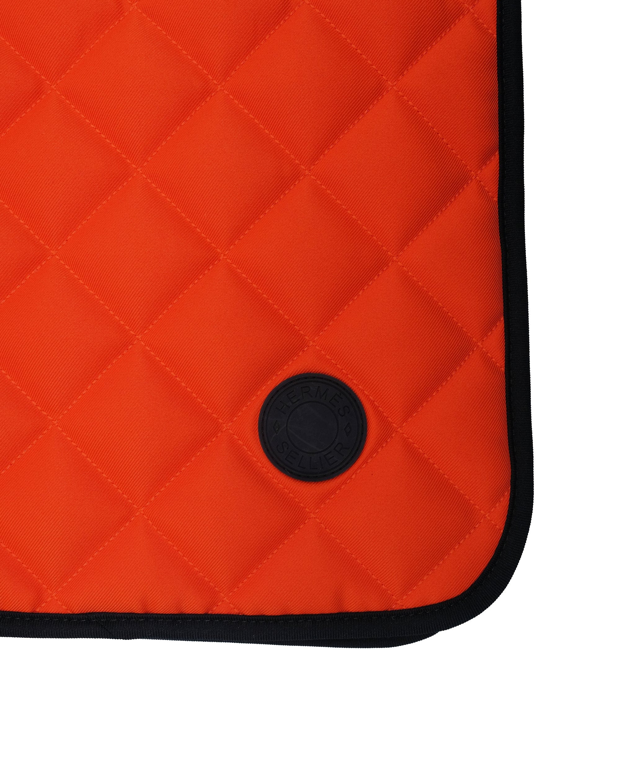 Hermès Hermes Reversible Dog Mat Orange / Blue RJC3402