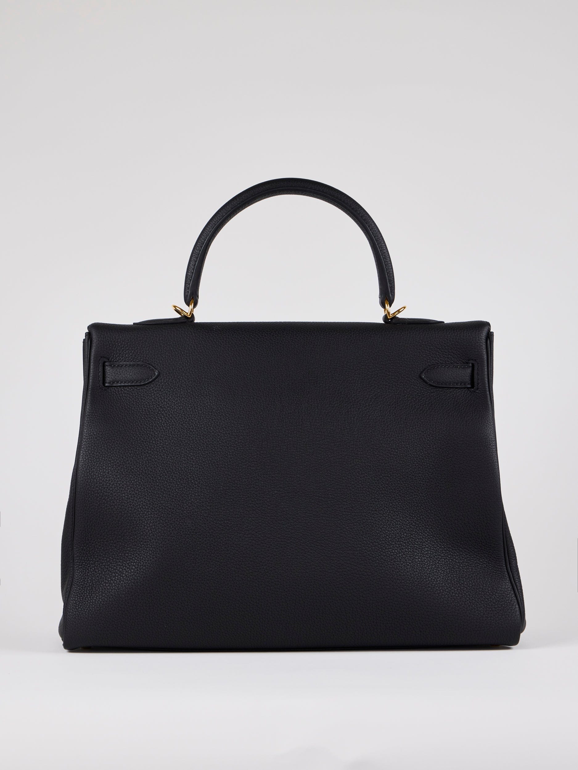 Hermès PRELOVED HERMÈS KELLY 32CM BLACK Togo Leather with Gold Hardware