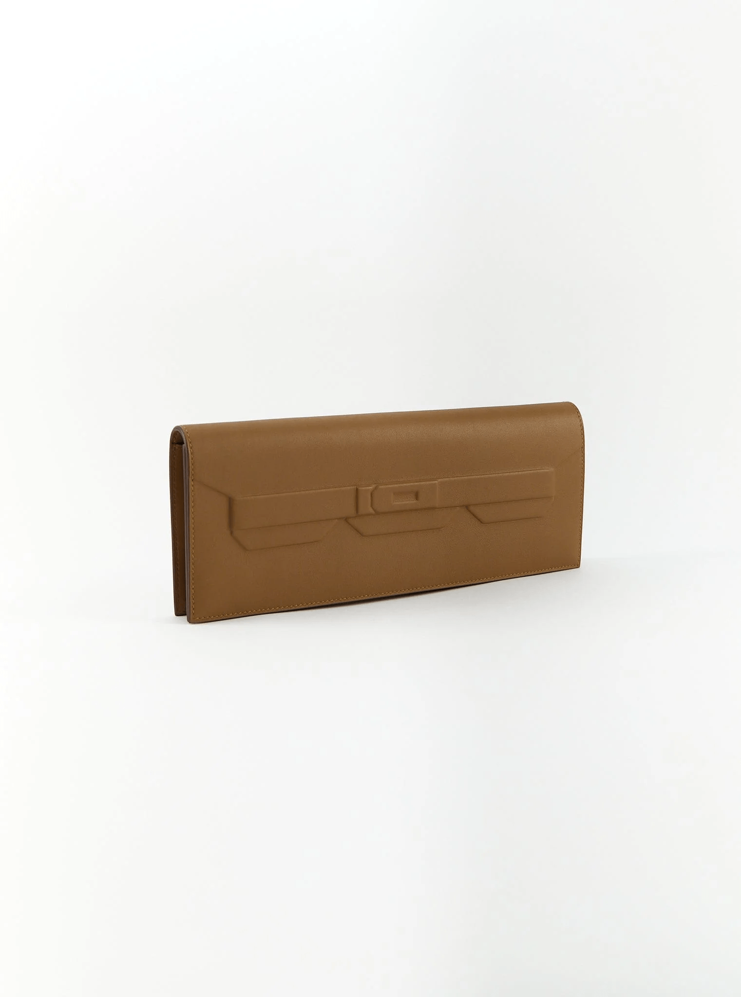 Hermès HERMÈS BIRKIN SHADOW POCHETTE BRONZE D'ORE Swift Leather