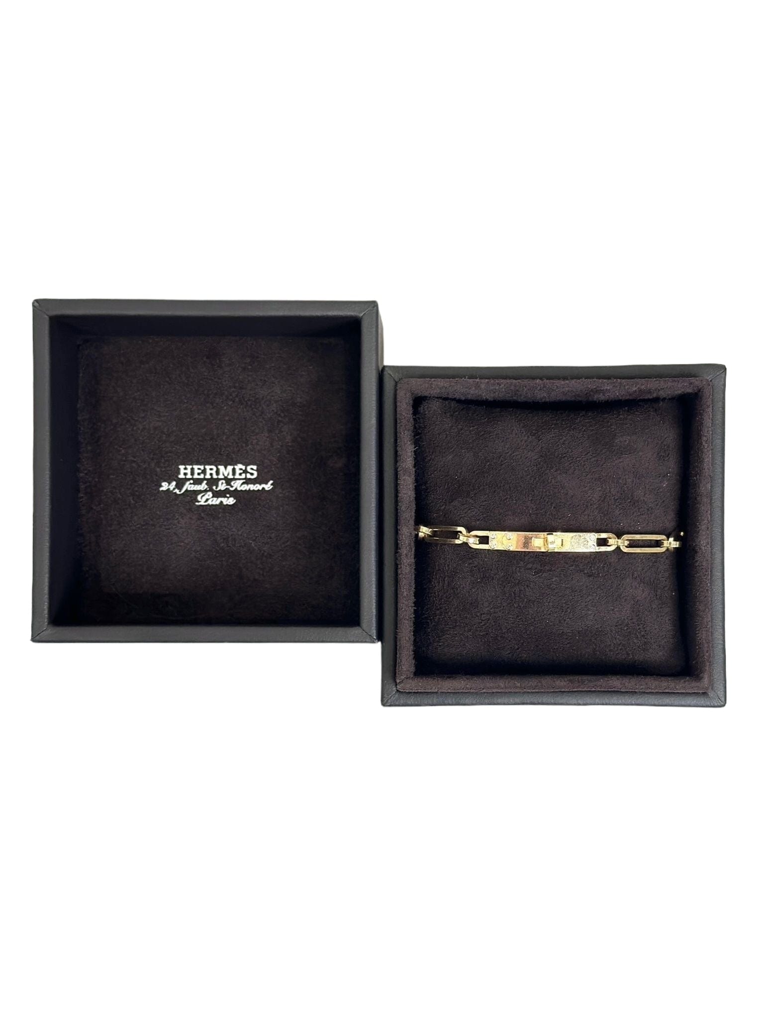 Hermes ON HOLD not available to purchase Hermes Kelly Chaine Diamond Rose Gold Choker