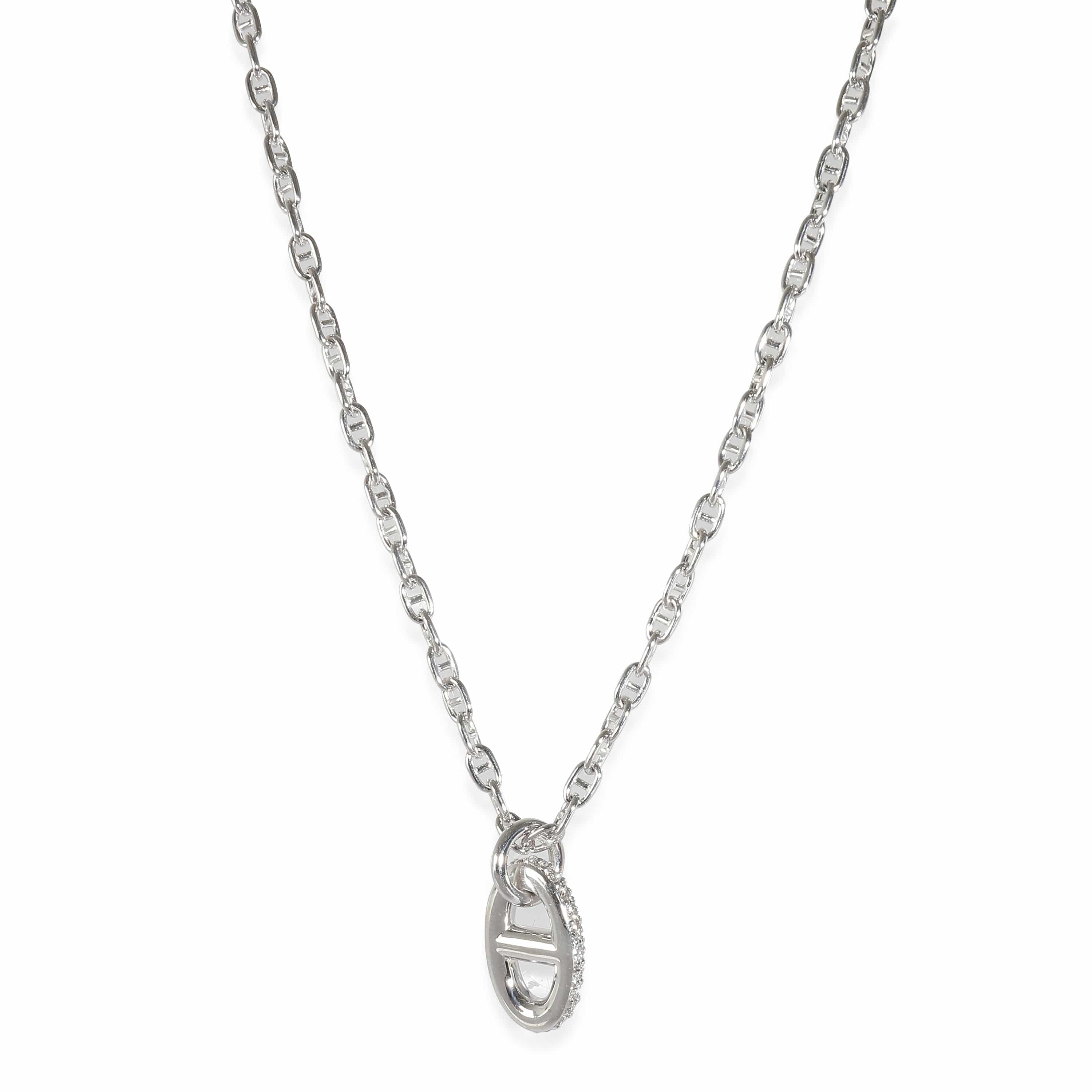 Hermès Hermès Farandole Pendant in 18K White Gold 0.45 CTW