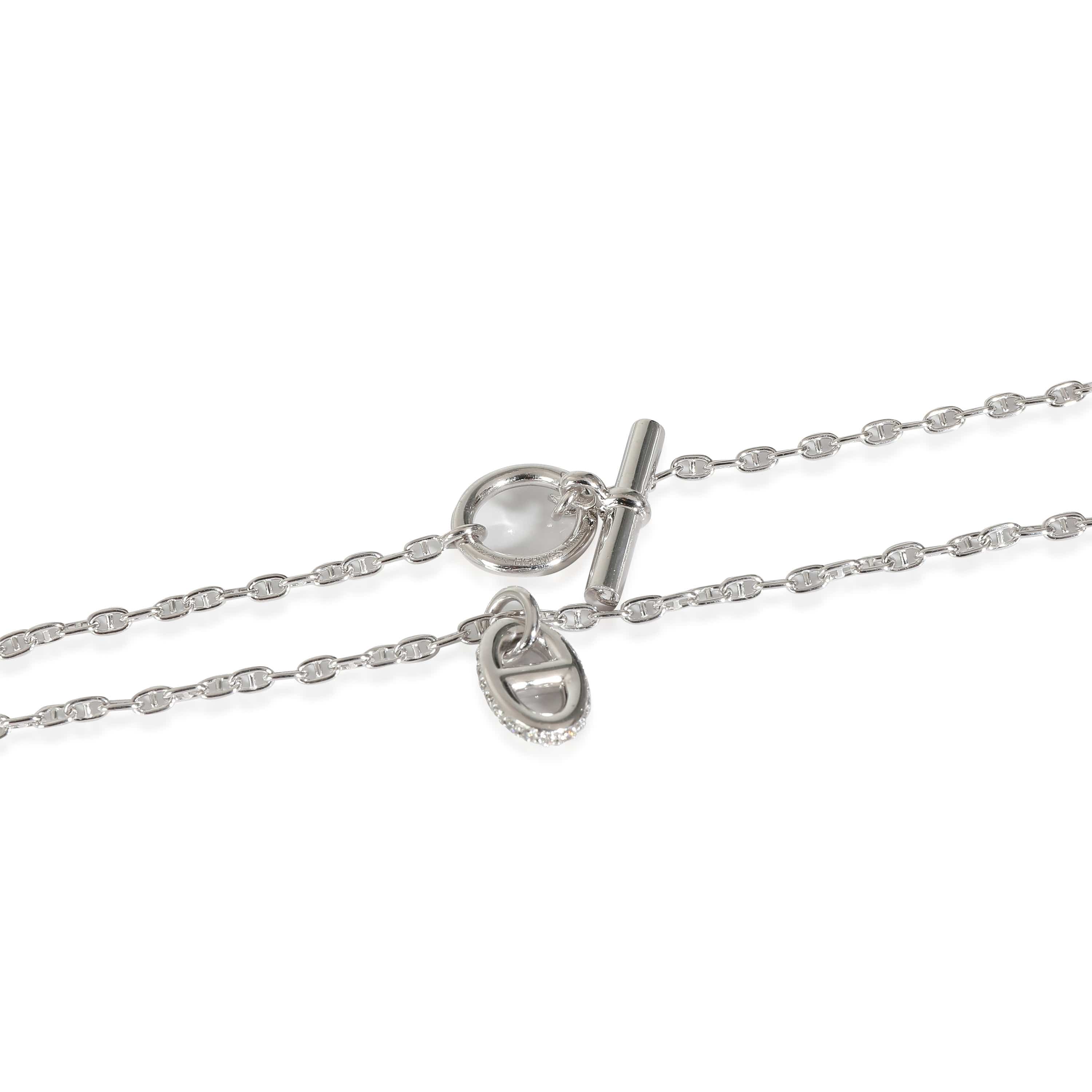 Hermès Hermès Farandole Pendant in 18K White Gold 0.45 CTW