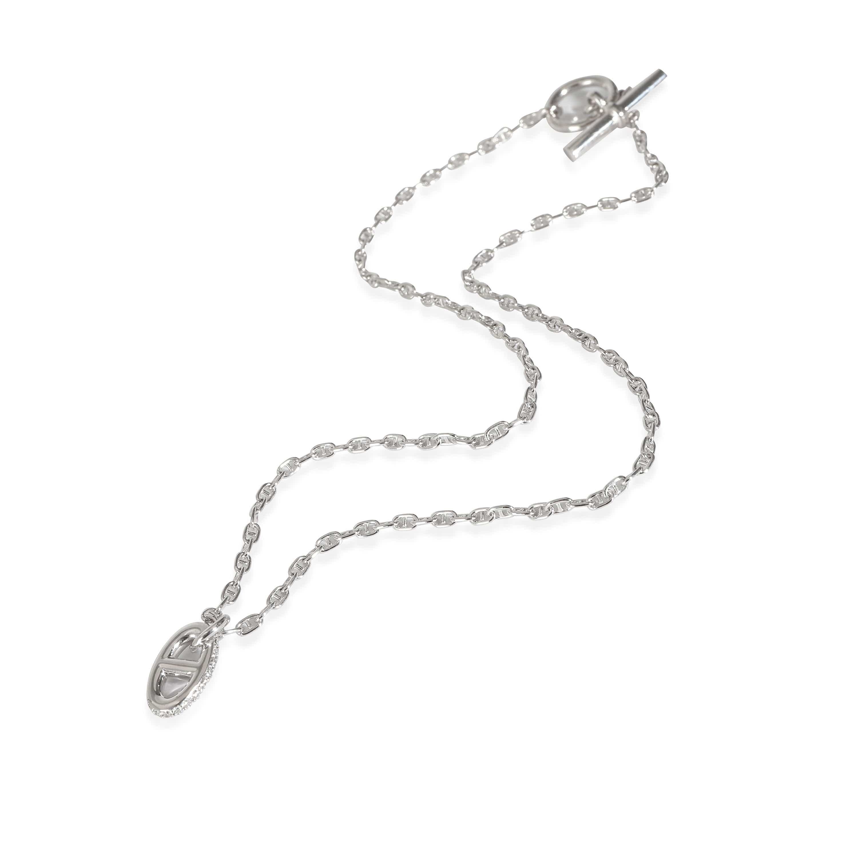 Hermès Hermès Farandole Pendant in 18K White Gold 0.45 CTW