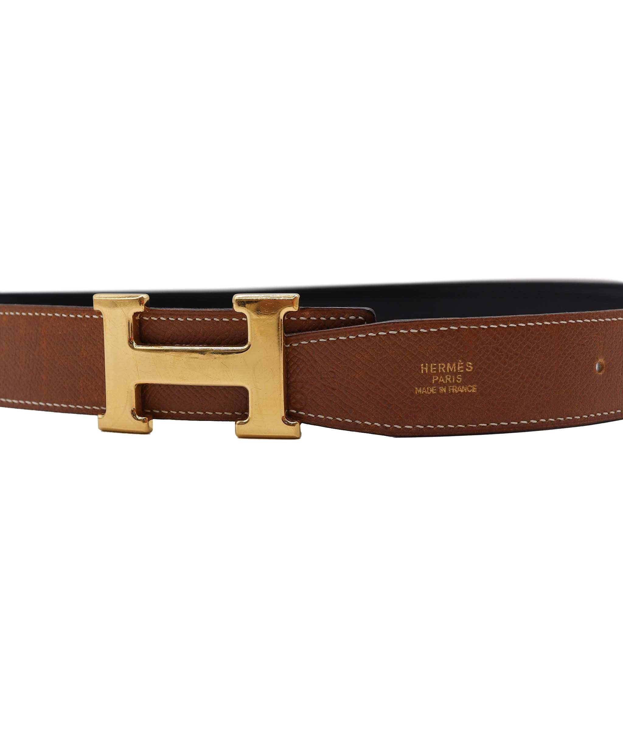 Hermès Hermes Constance Belt #75 Brown Gold DXBS1904