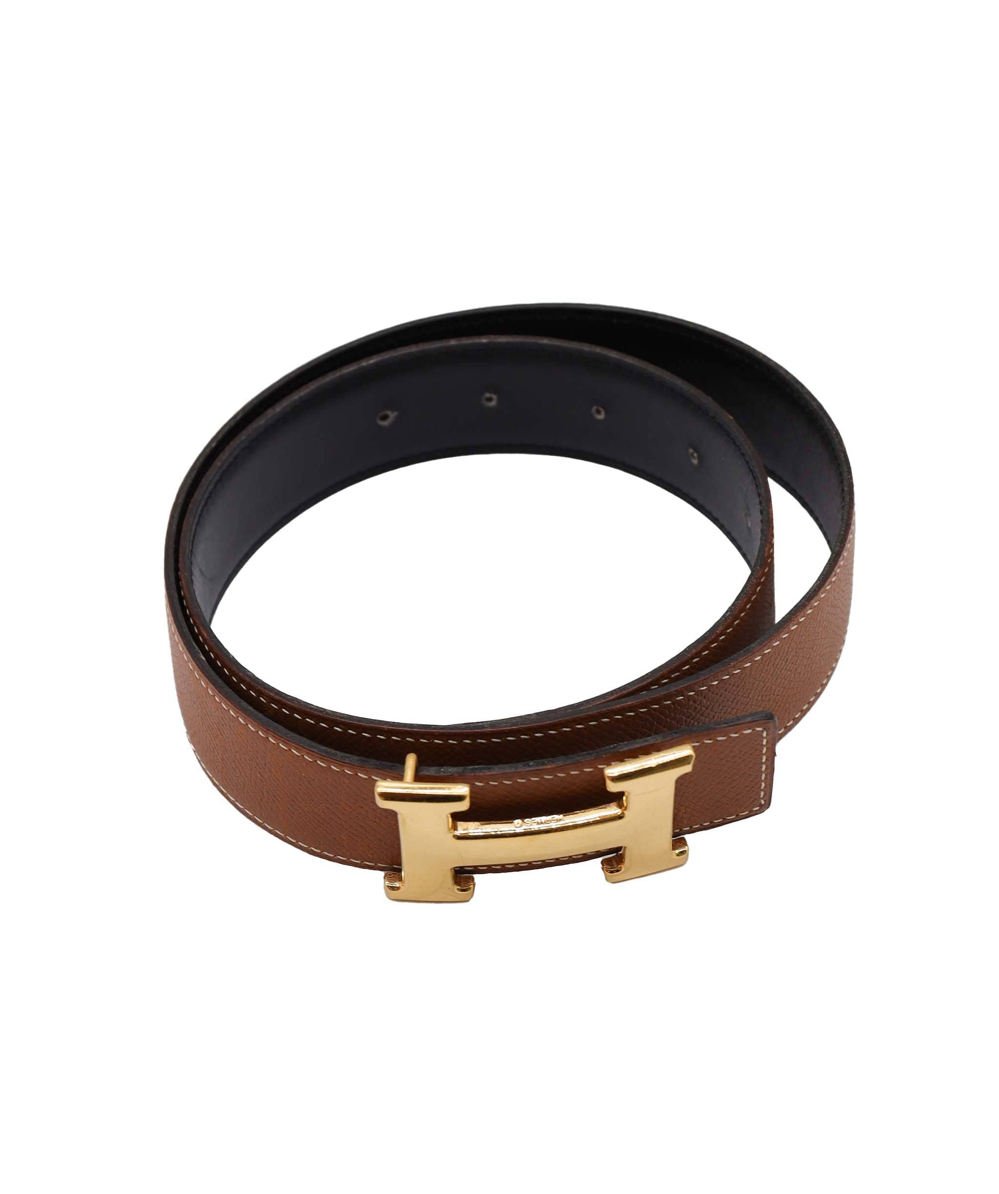 Hermès Hermes Constance Belt #75 Brown Gold DXBS1904