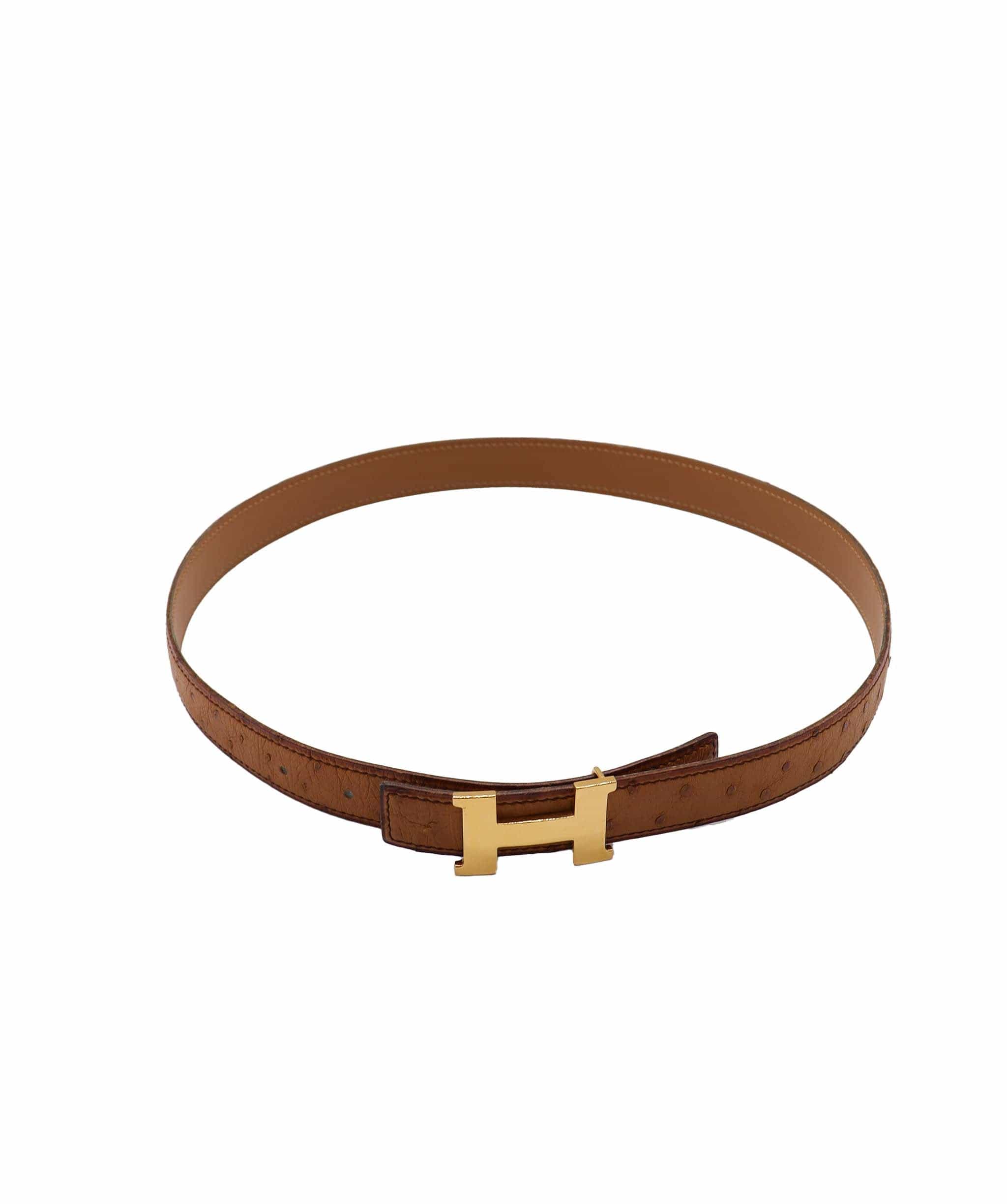 Hermès Hermes Constance Belt Embossed Brown Gold DXBS1966