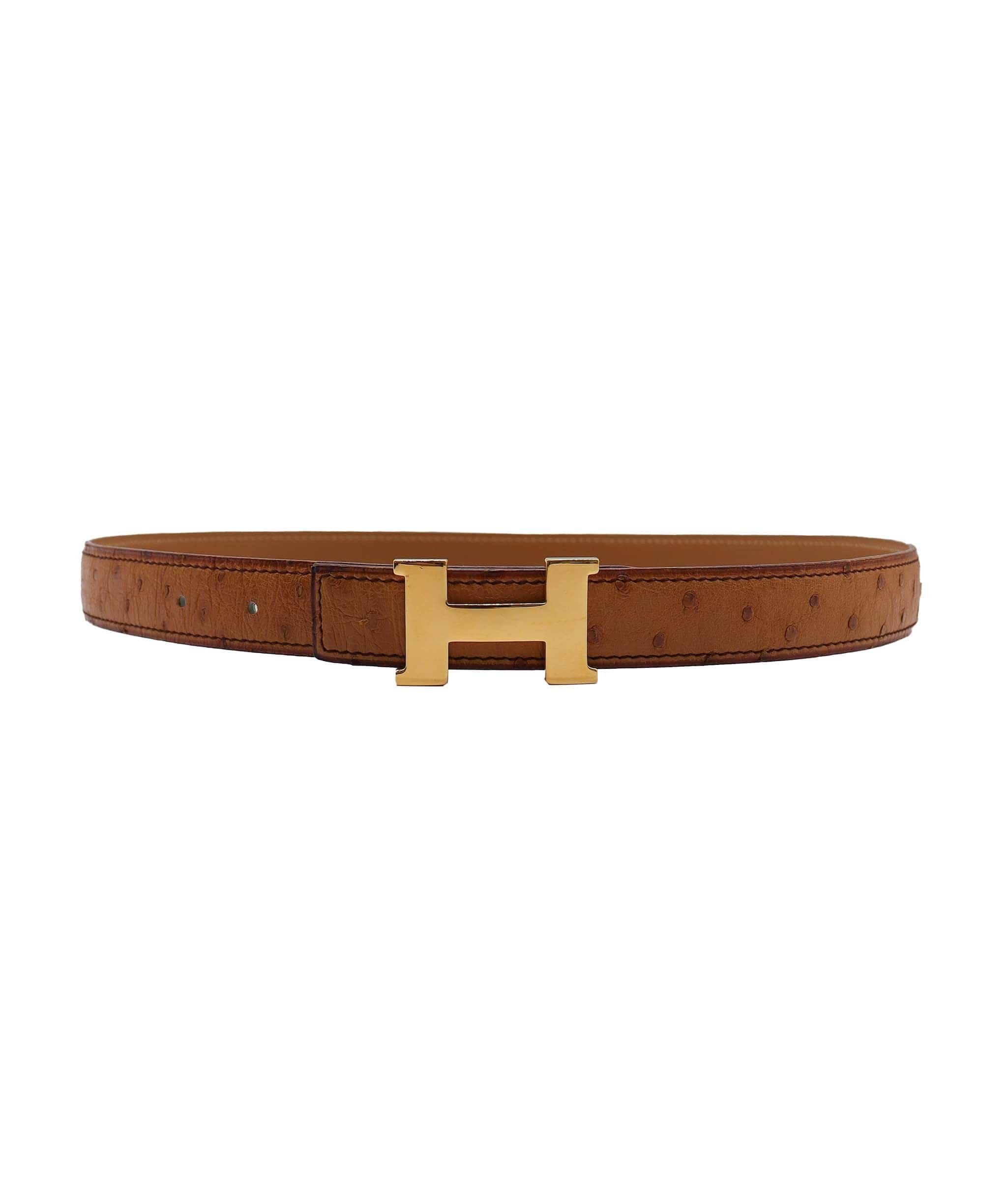 Hermès Hermes Constance Belt Embossed Brown Gold DXBS1966