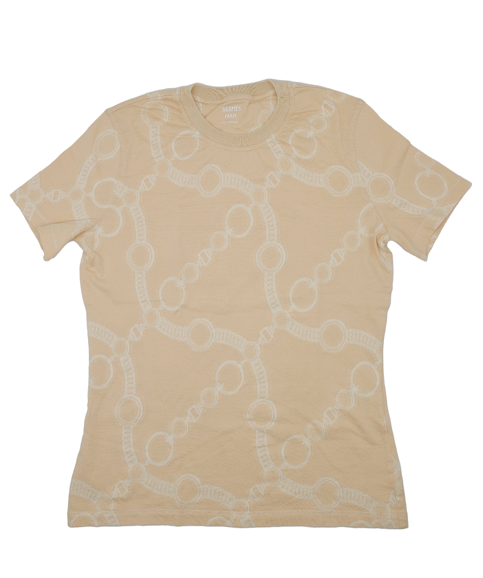 Hermès Hermes T shirt Beige Size 38 RJC3128