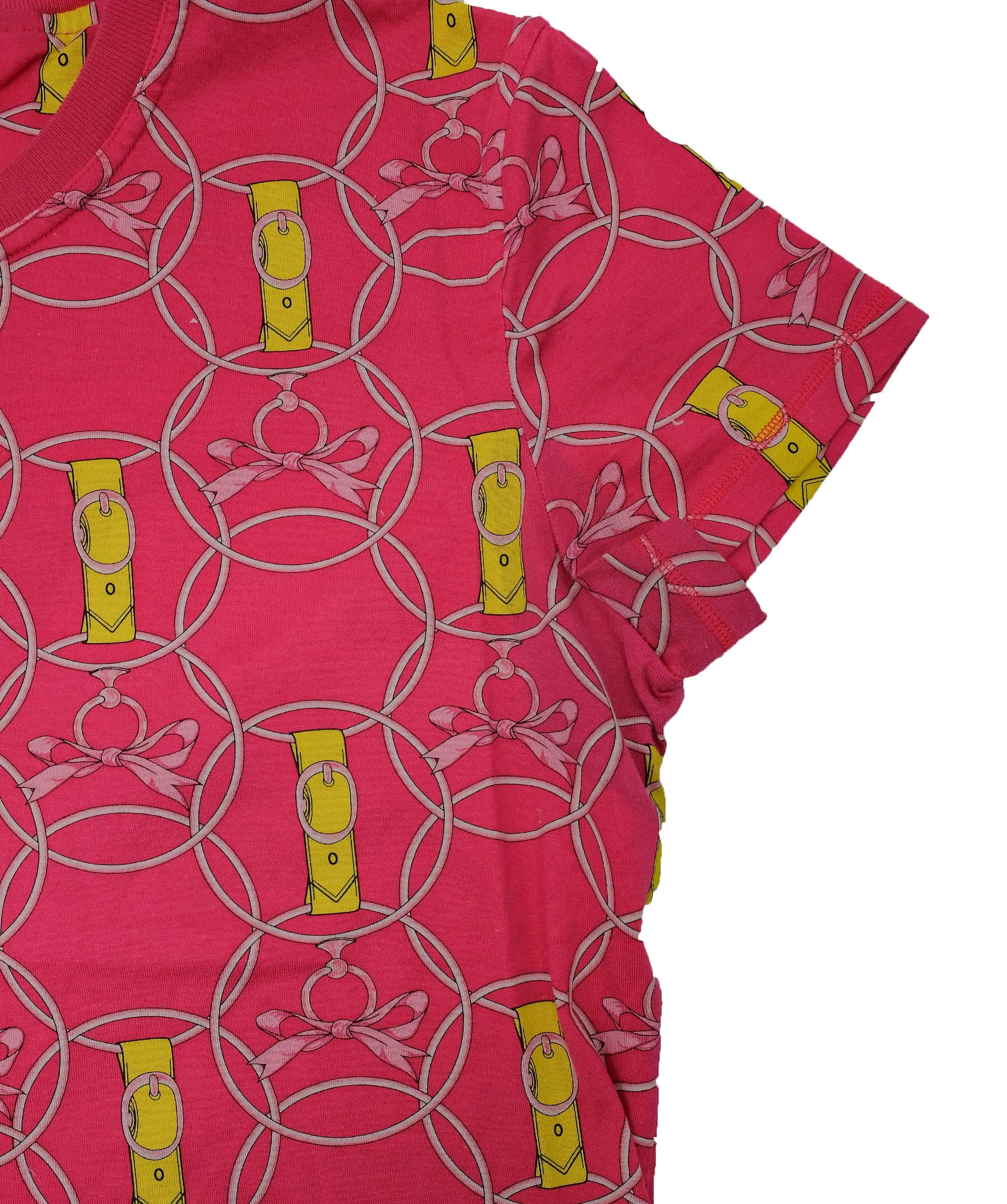 Hermès Hermes T- shirt pink printed RJC3187