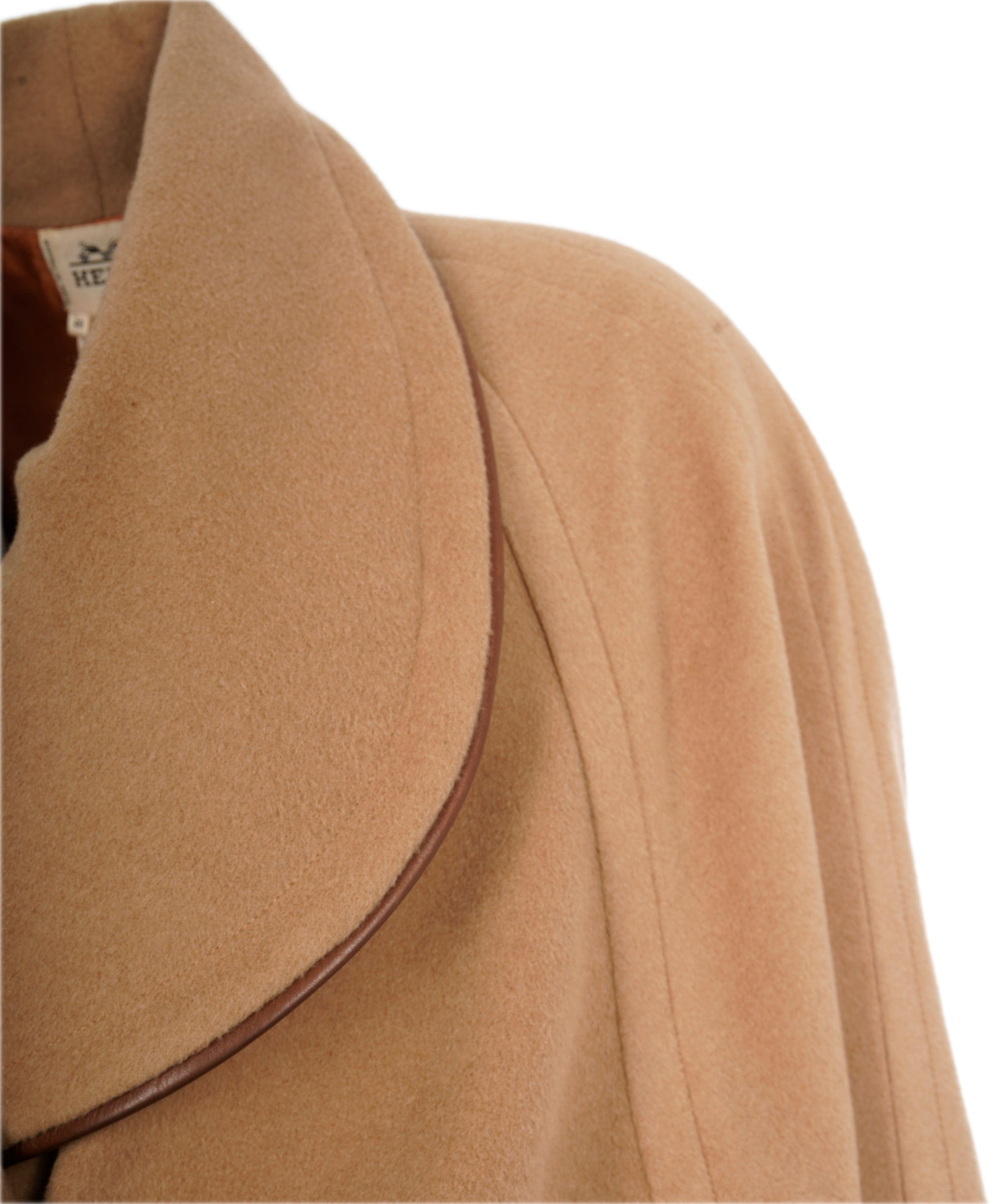 Hermès Hermès Vintage Tan camel hair coat FR40 ASL10239