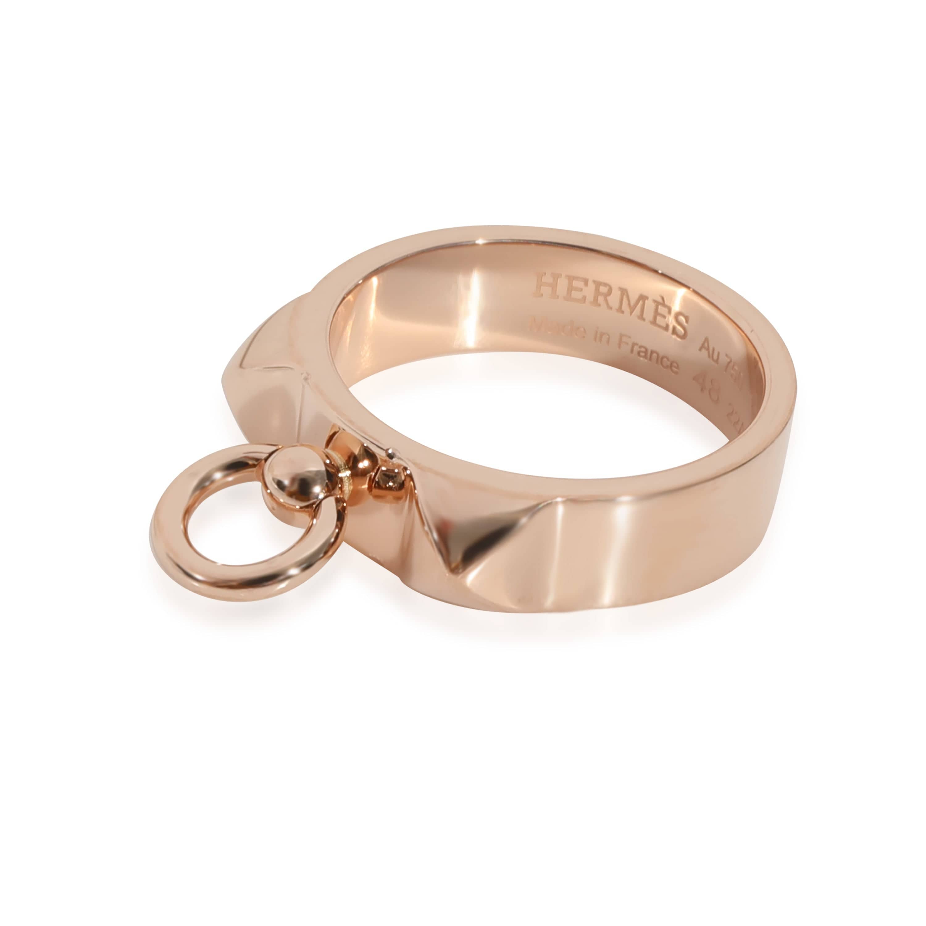 Hermès Collier de Chien Band in 18k Rose Gold