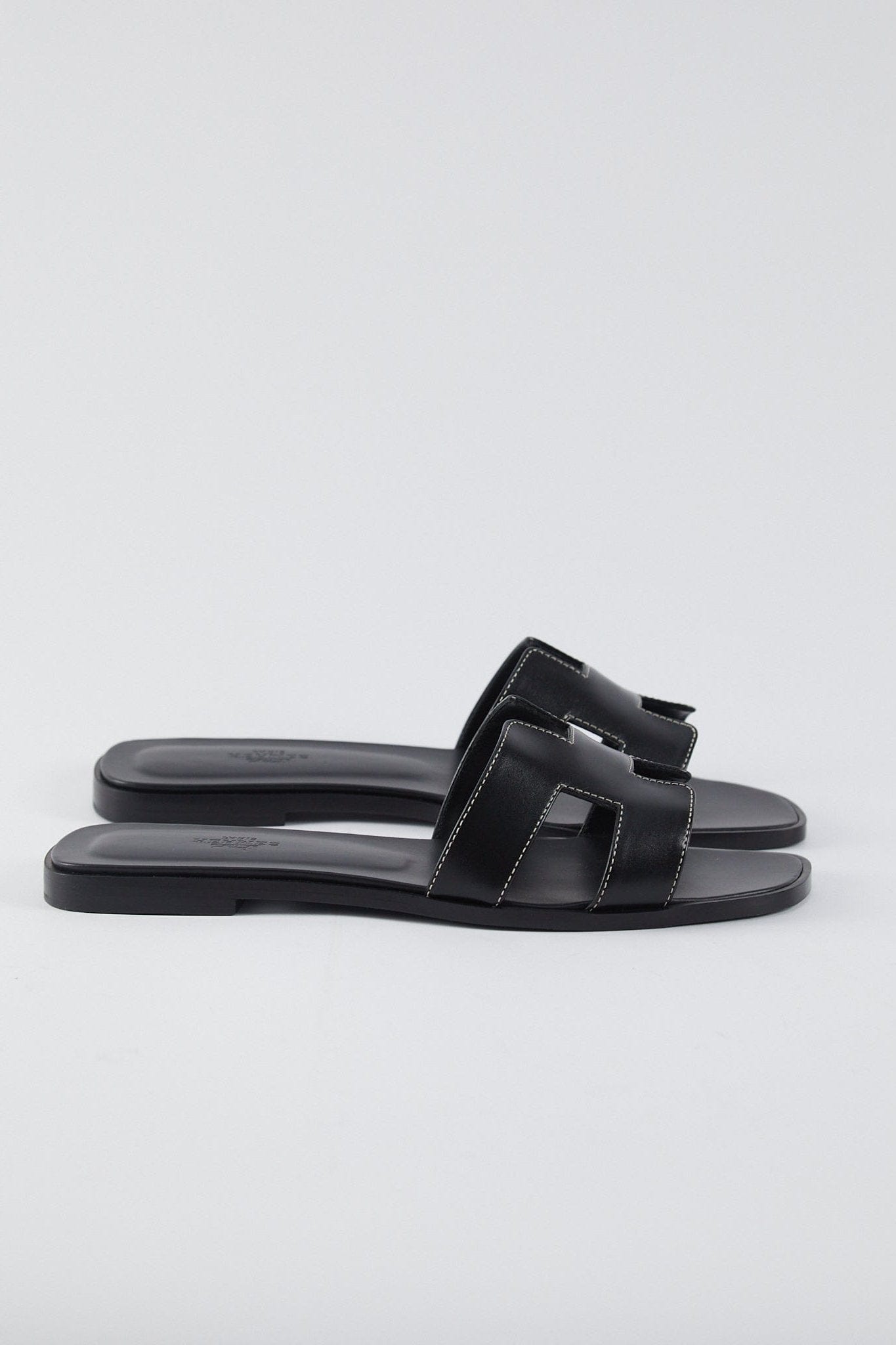 Hermès HERMÈS ORAN SANDAL Black - Size 37