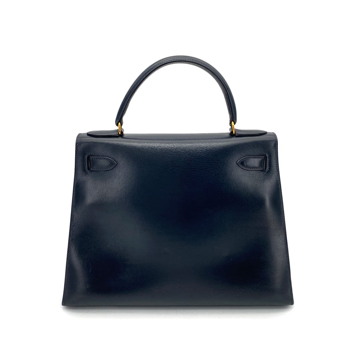 Hermès HERMES KELLY 28 SELLIER BLUE INDIGO BOXCALF HAND BAG 〇R GHW 90258367