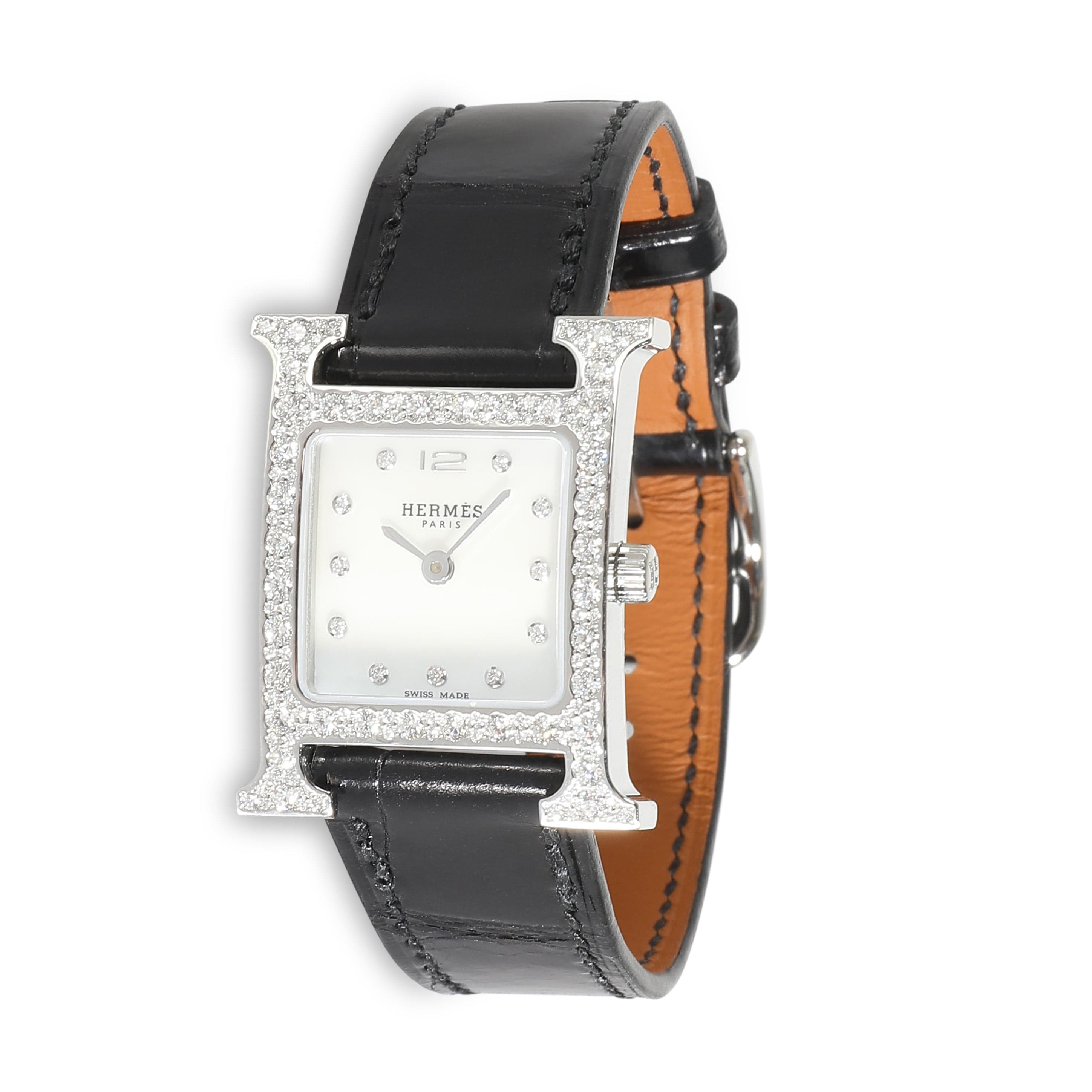 Hermès Heure H HH1.239 Women's Watch in  Stainless Steel