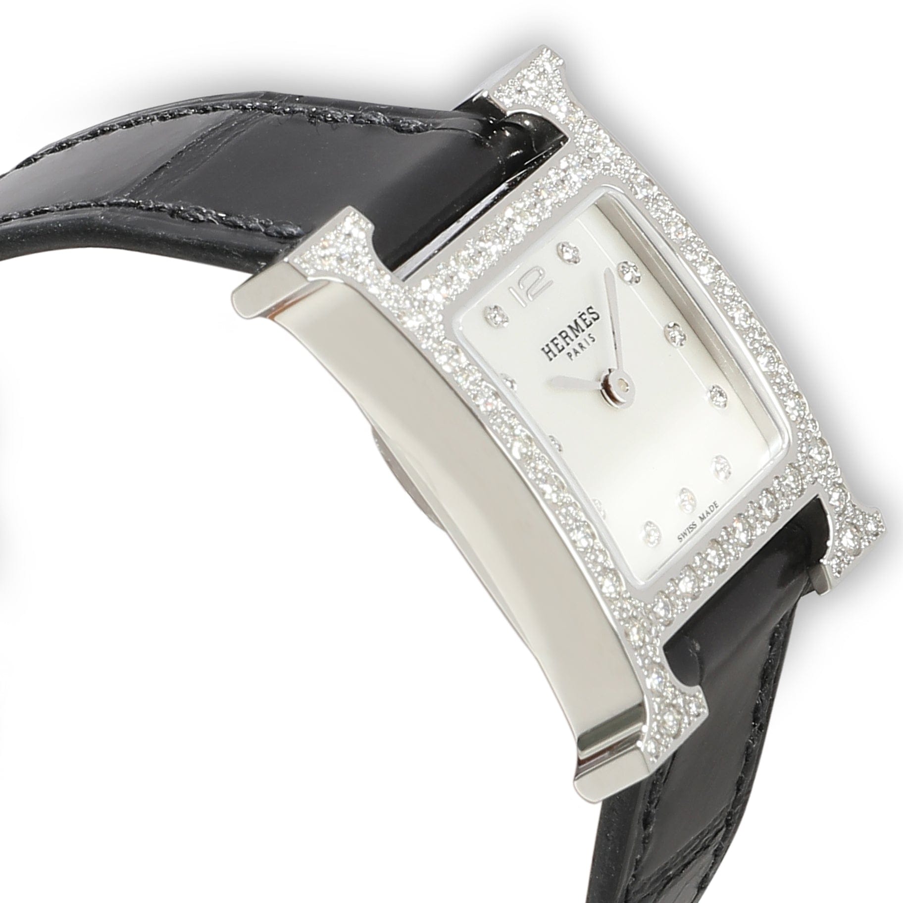 Hermès Heure H HH1.239 Women's Watch in  Stainless Steel