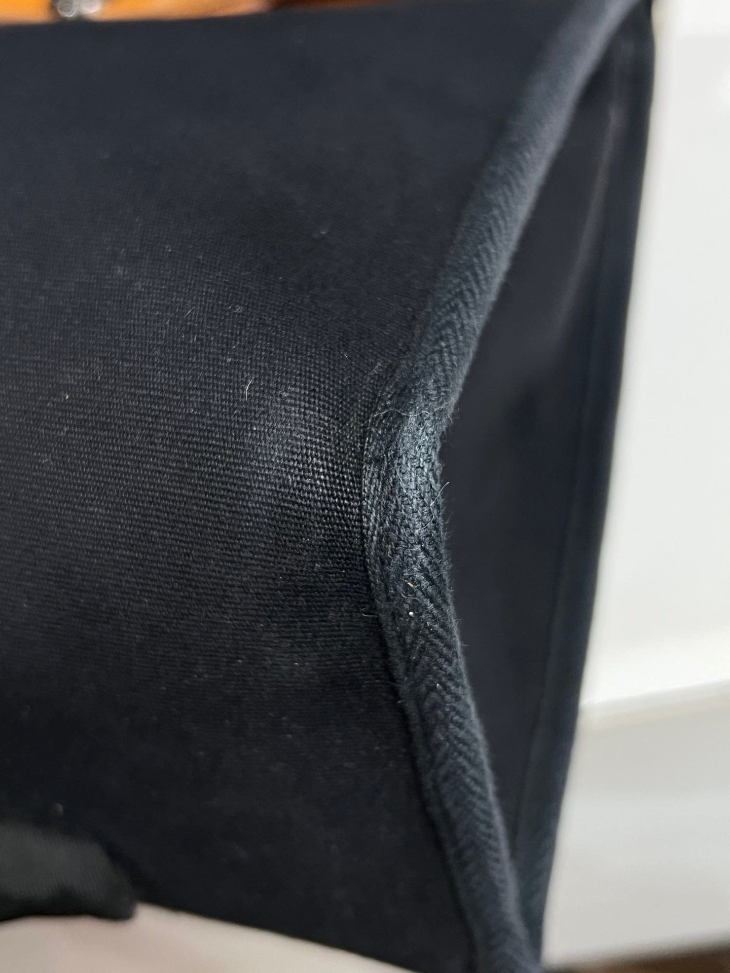 Iconn Boutique Hermès Herbag 31 Black Canvas Tan Leather Silver Hardware G Stamp