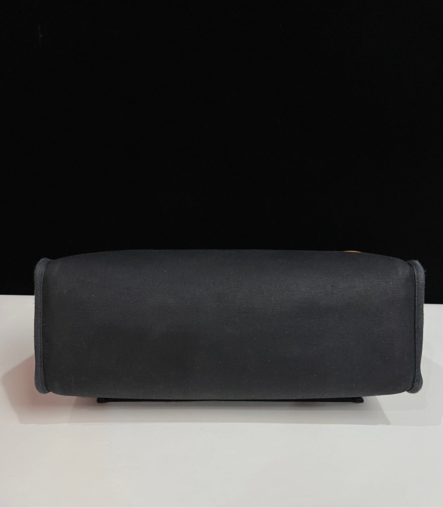 Iconn Boutique Hermès Herbag 31 Black Canvas Tan Leather Silver Hardware G Stamp