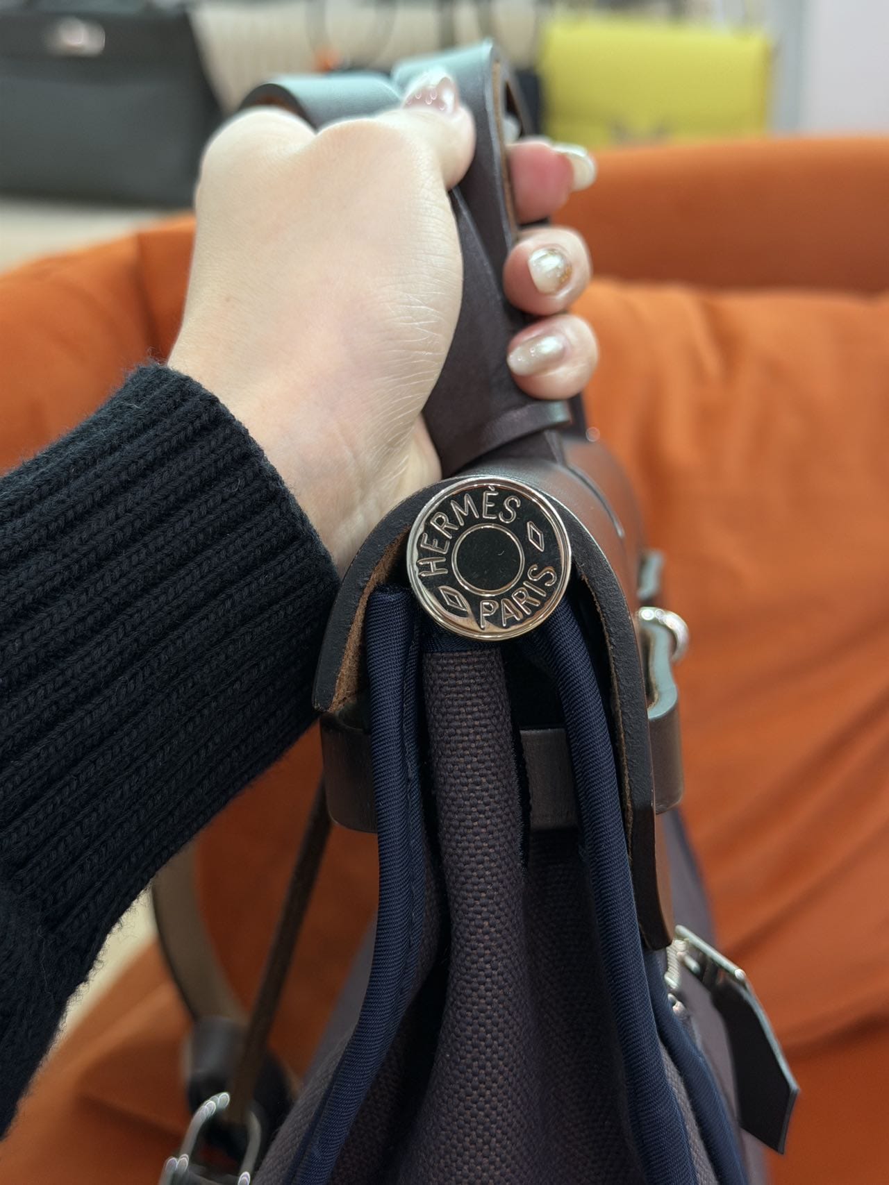 Iconn Boutique Hermès Herbag 31 Ebony Stamp X