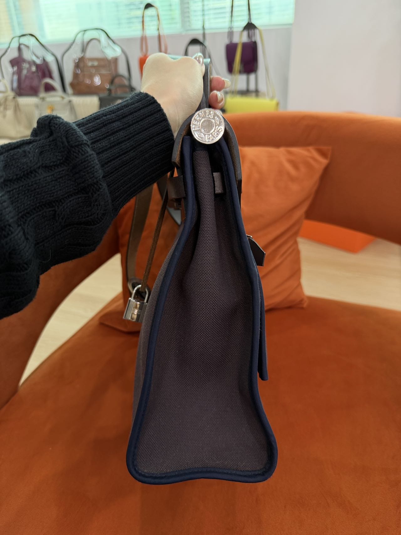 Iconn Boutique Hermès Herbag 31 Ebony Stamp X