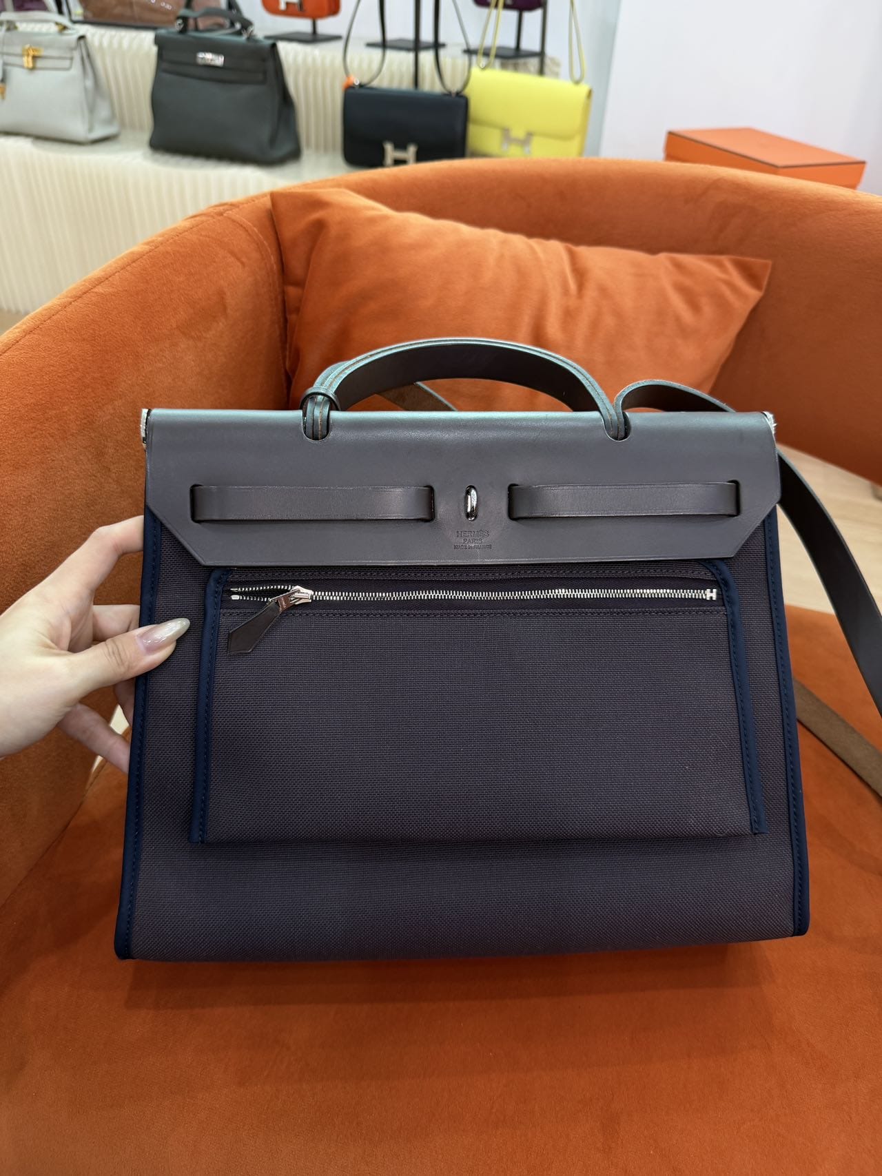 Iconn Boutique Hermès Herbag 31 Ebony Stamp X
