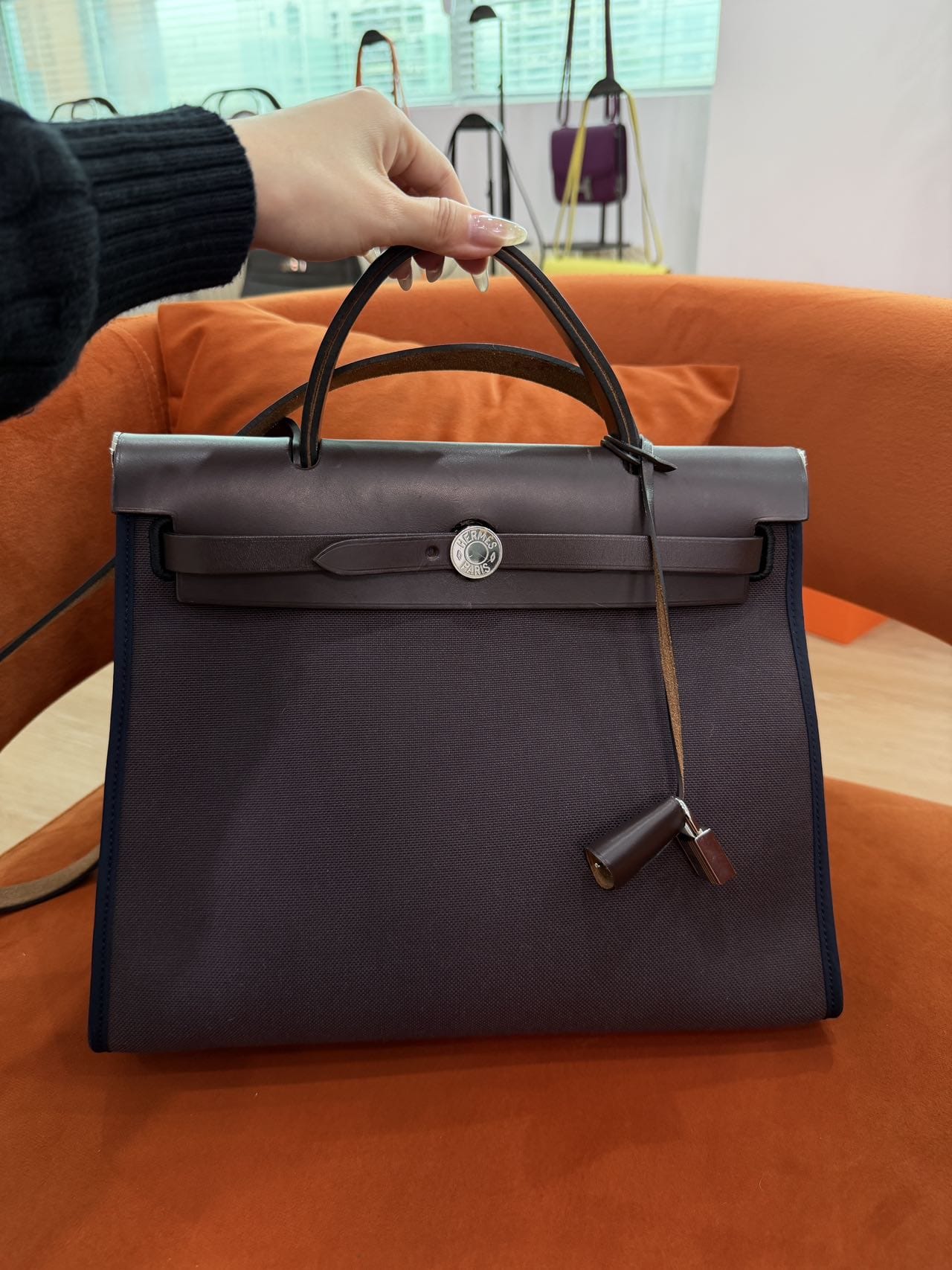 Iconn Boutique Hermès Herbag 31 Ebony Stamp X