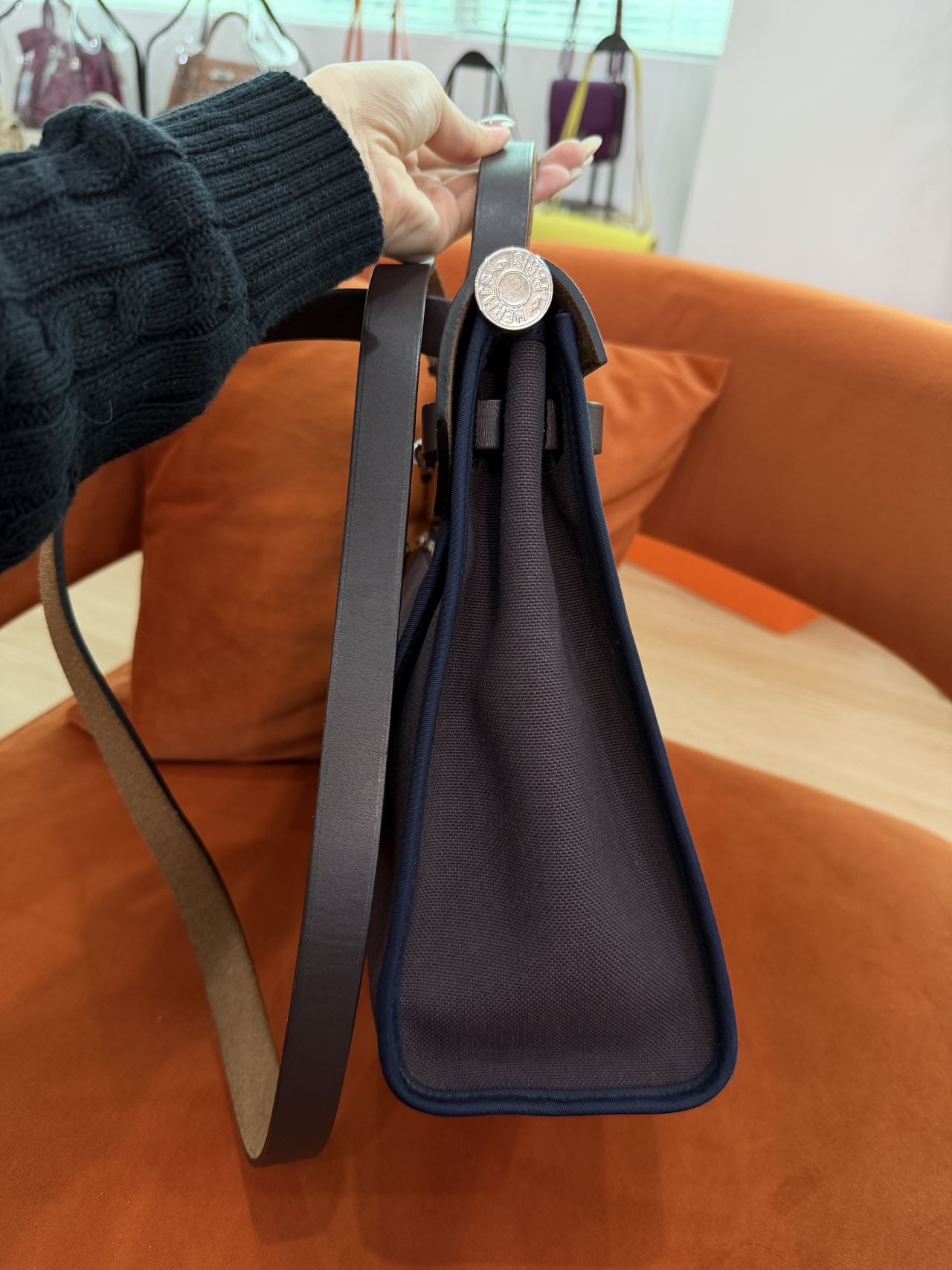 Iconn Boutique Hermès Herbag 31 Ebony Stamp X