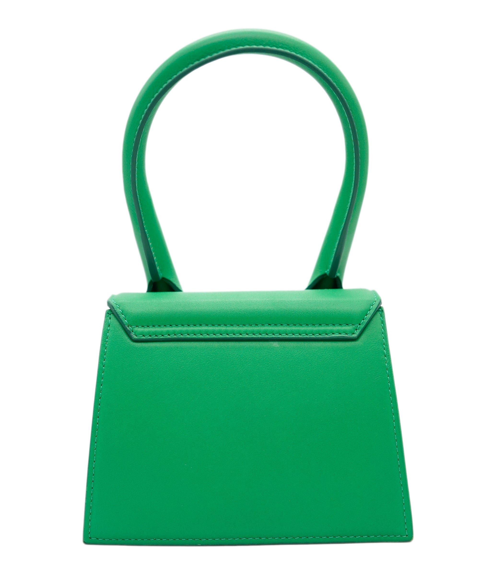 Jacquemus Jacquemus Le Chiquito Medium Green leather top handle bag ALC1863