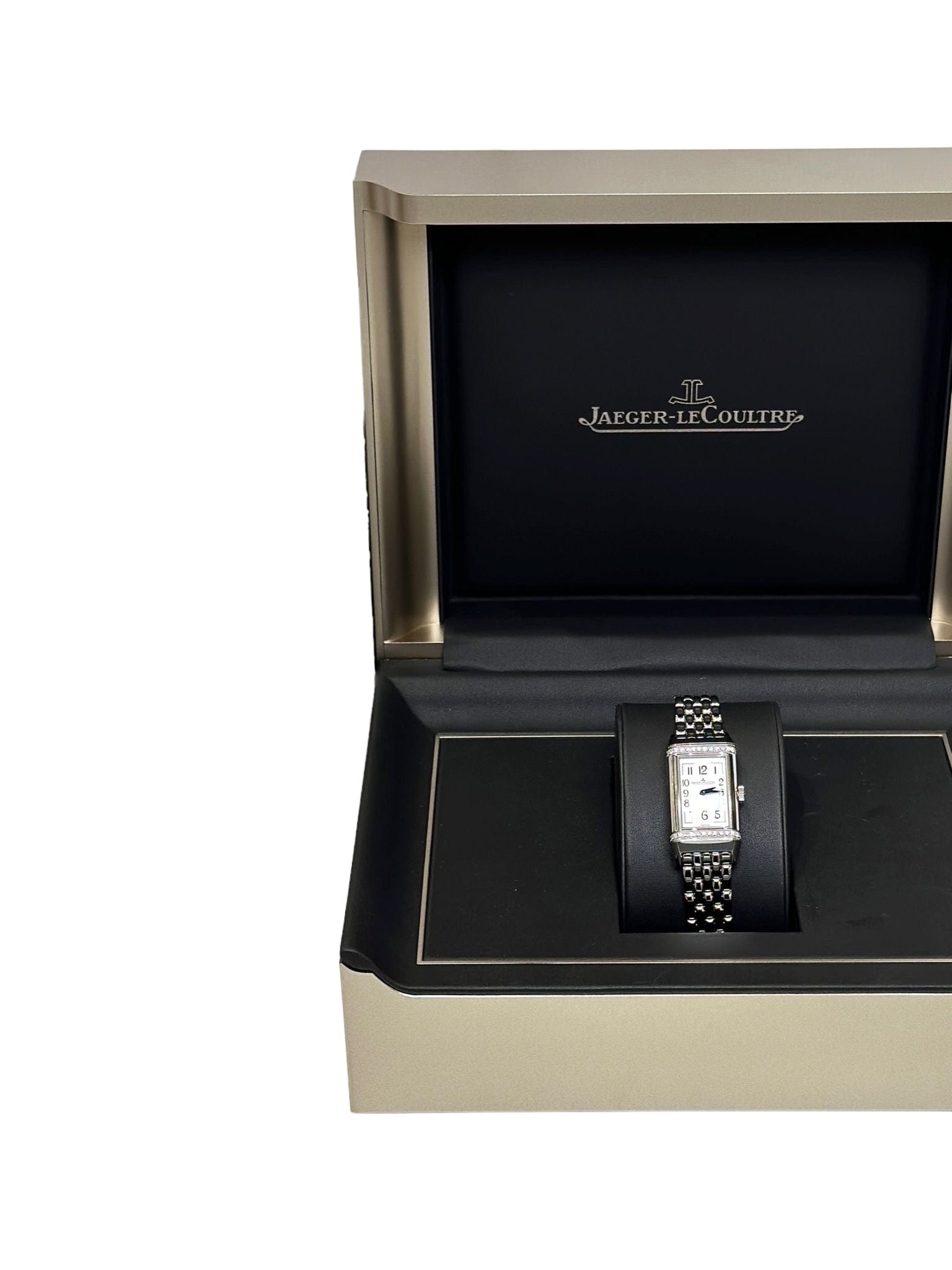 Jaeger-Le Coultre Jaeger Le Coultre - Reverse Diamond & Steel Manual Watch