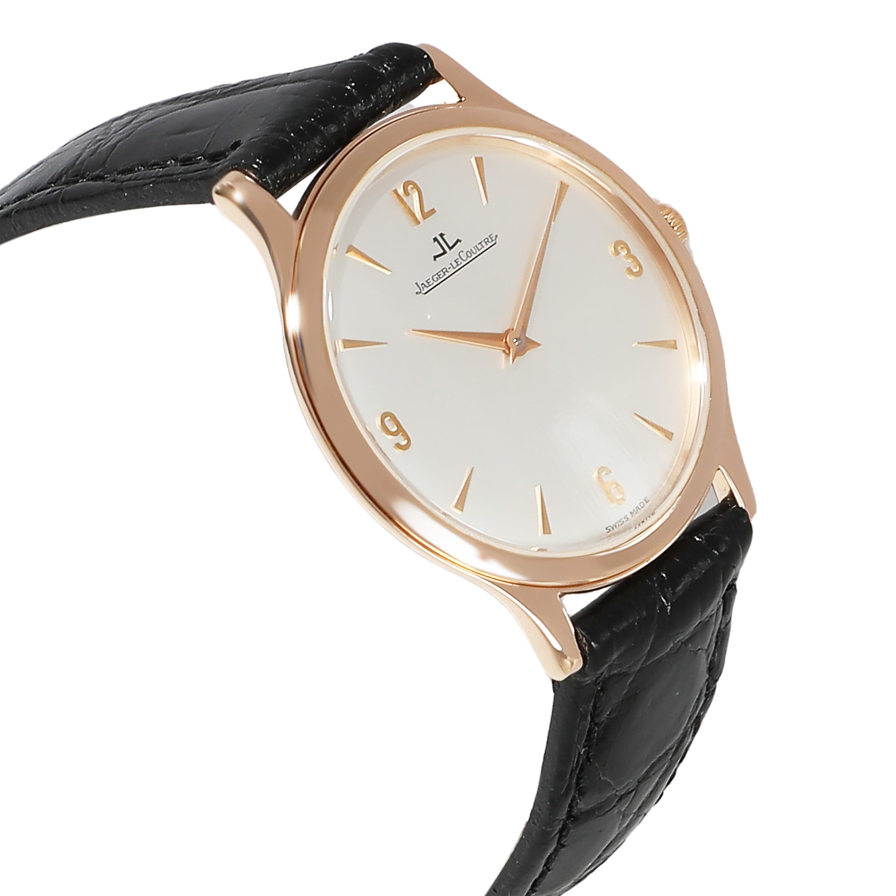 Jaeger-LeCoultre Jaeger LeCoultre Master Ultra-Thin 145.1.79.S Unisex Watch in 18kt Yellow Gold