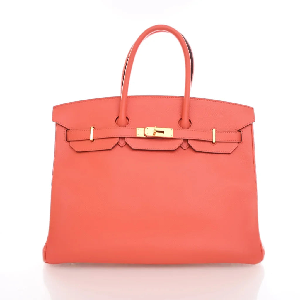 Hermes Rose Jaipur Epsom Birkin 35 T84TPT