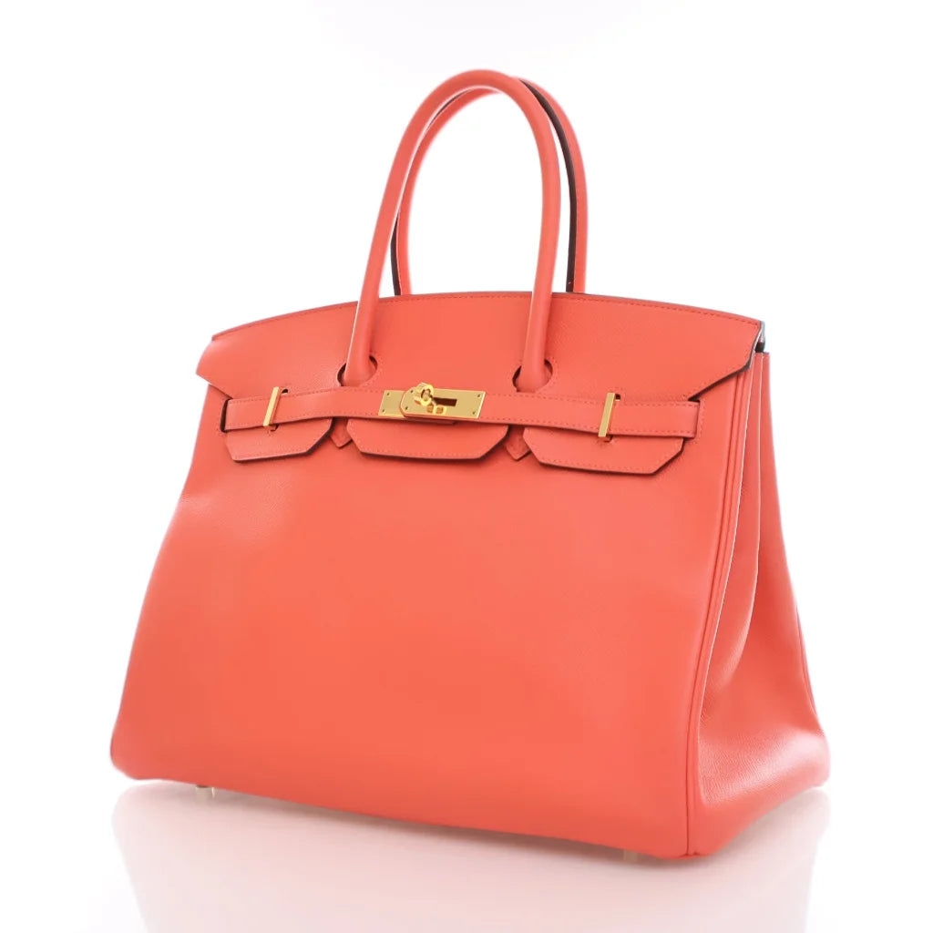 Hermes Rose Jaipur Epsom Birkin 35 T84TPT