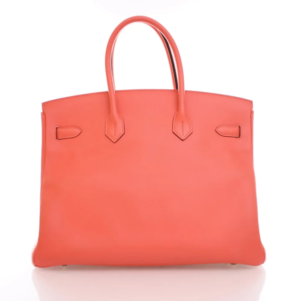 Hermes Rose Jaipur Epsom Birkin 35 T84TPT